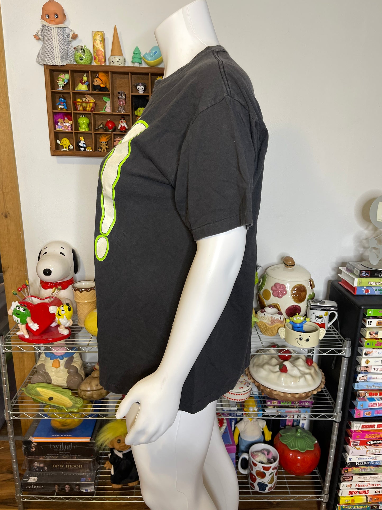 Vintage 90s Faded Glow In The Dark "BOO!" Graphic Tee Sz XL