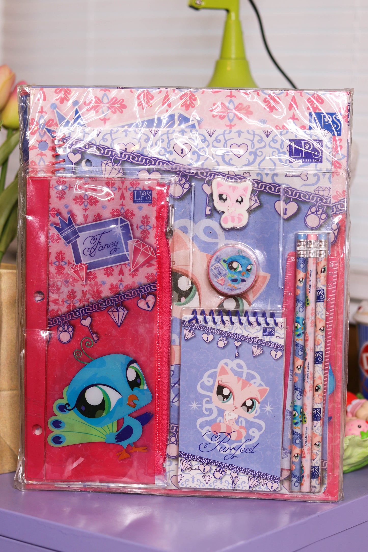RARE 2000s Deadstock Littlest Pet Shop 11 Piece Stationary Set