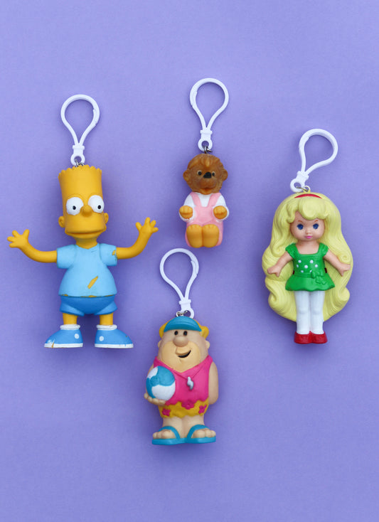 Vintage Upcycled Toy Keychains