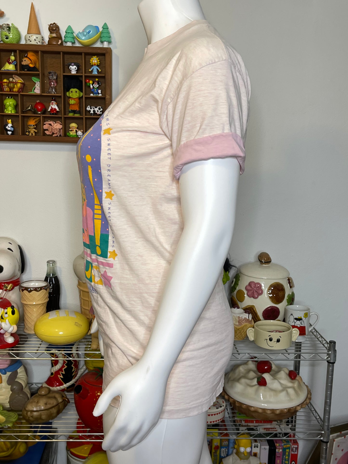 Vintage 90s The Cat's Pajamas Oversized Sleep Shirt Sz "OS" S-L