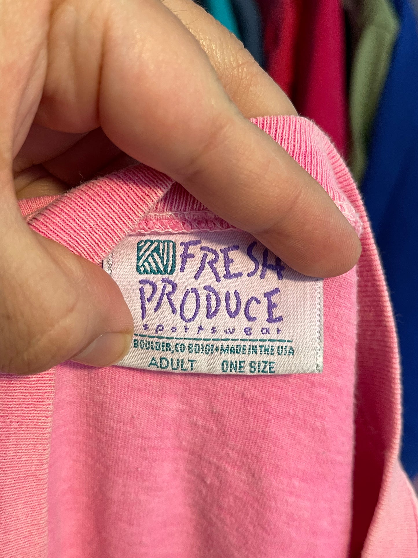 Vintage 90s Pink Flamingo Neon Pink Graphic Tee Sz "OS" S-XL
