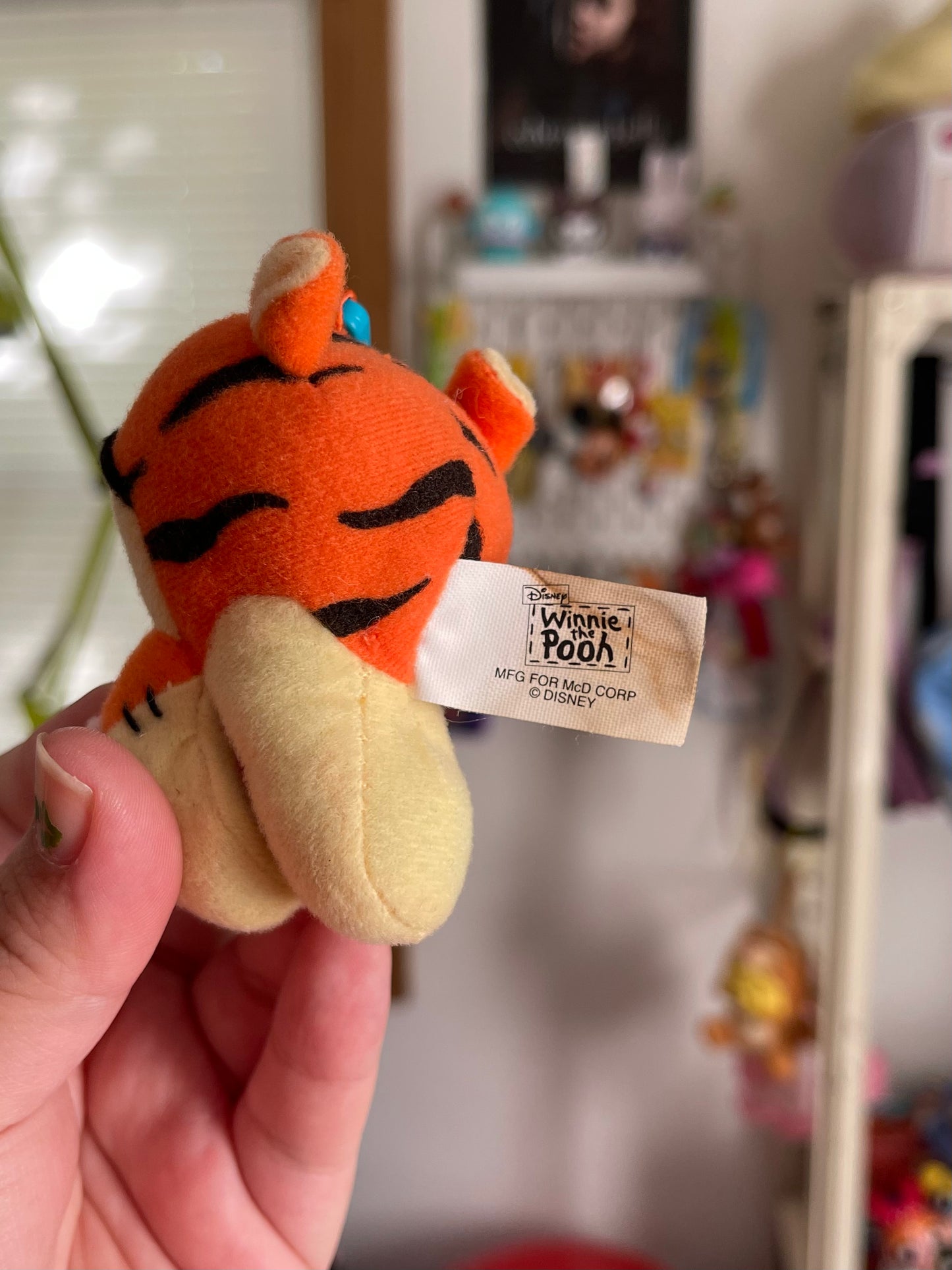 90s Tigger Plush Keychain