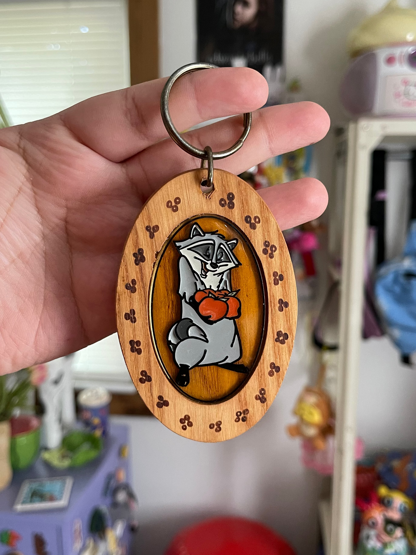Vintage Meeko Keychain