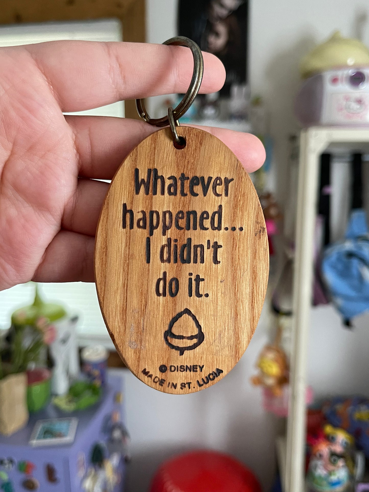 Vintage Meeko Keychain