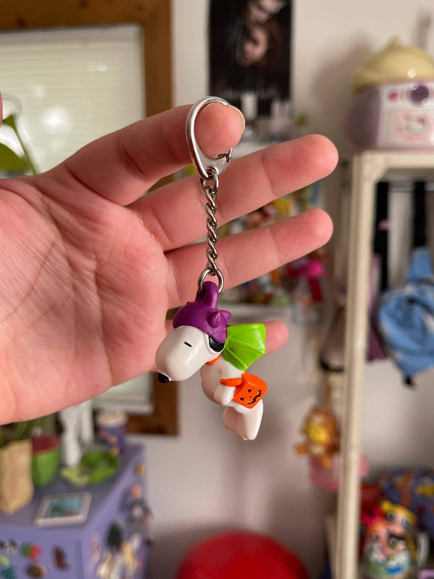 Vintage Snoopy Bat Keychain