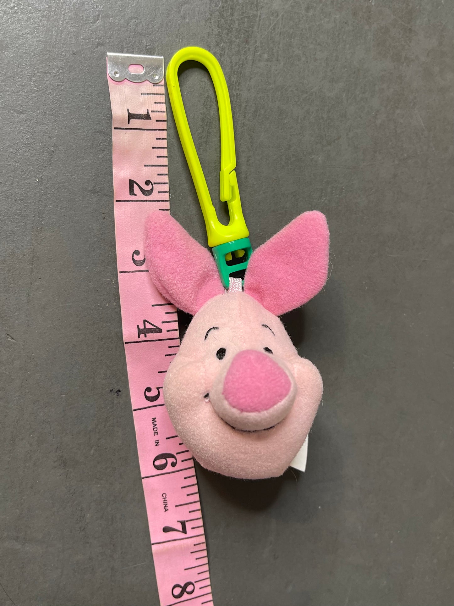 90s Piglet Plush Keychain