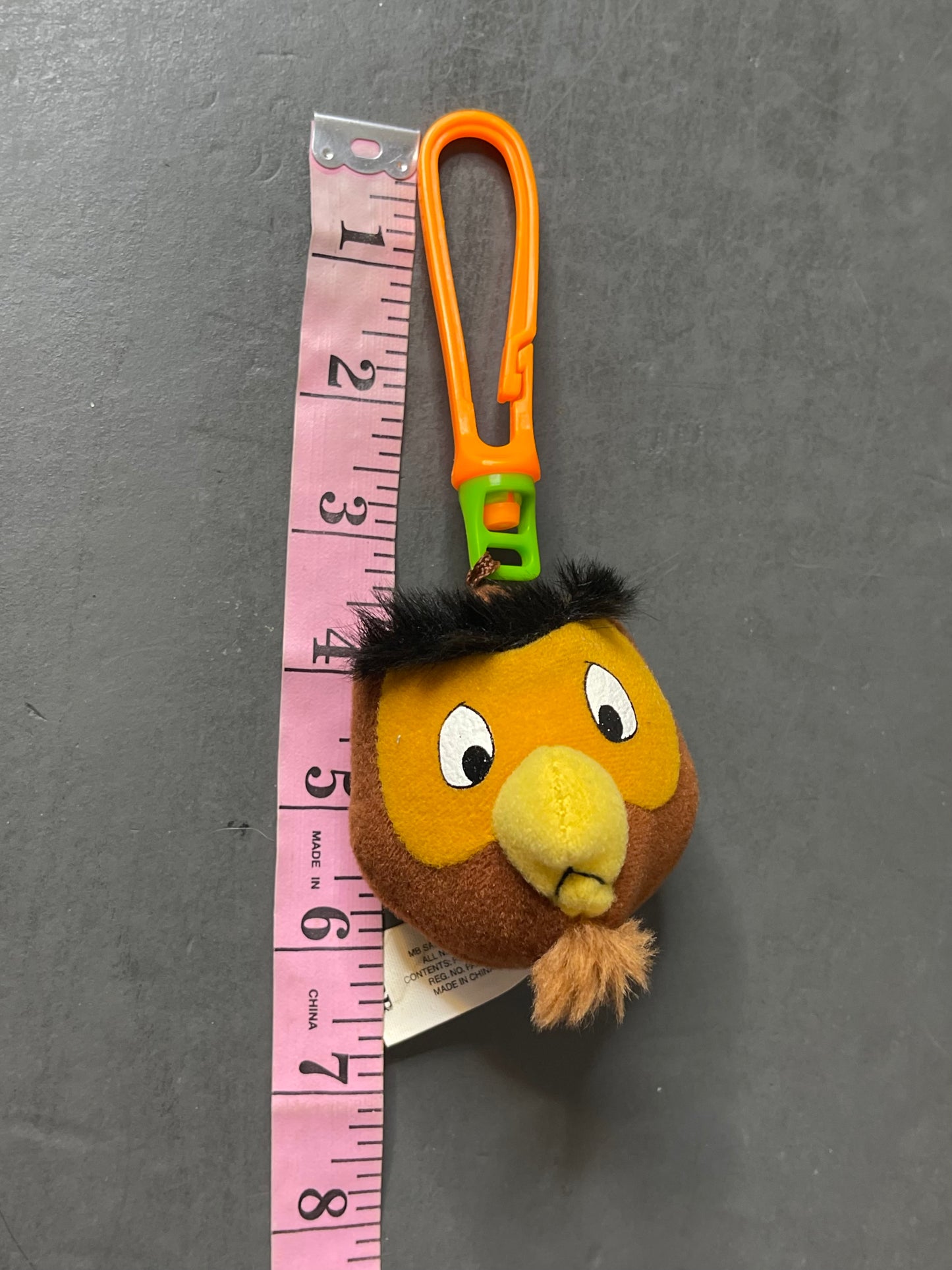 90s Owl Plush Keychain