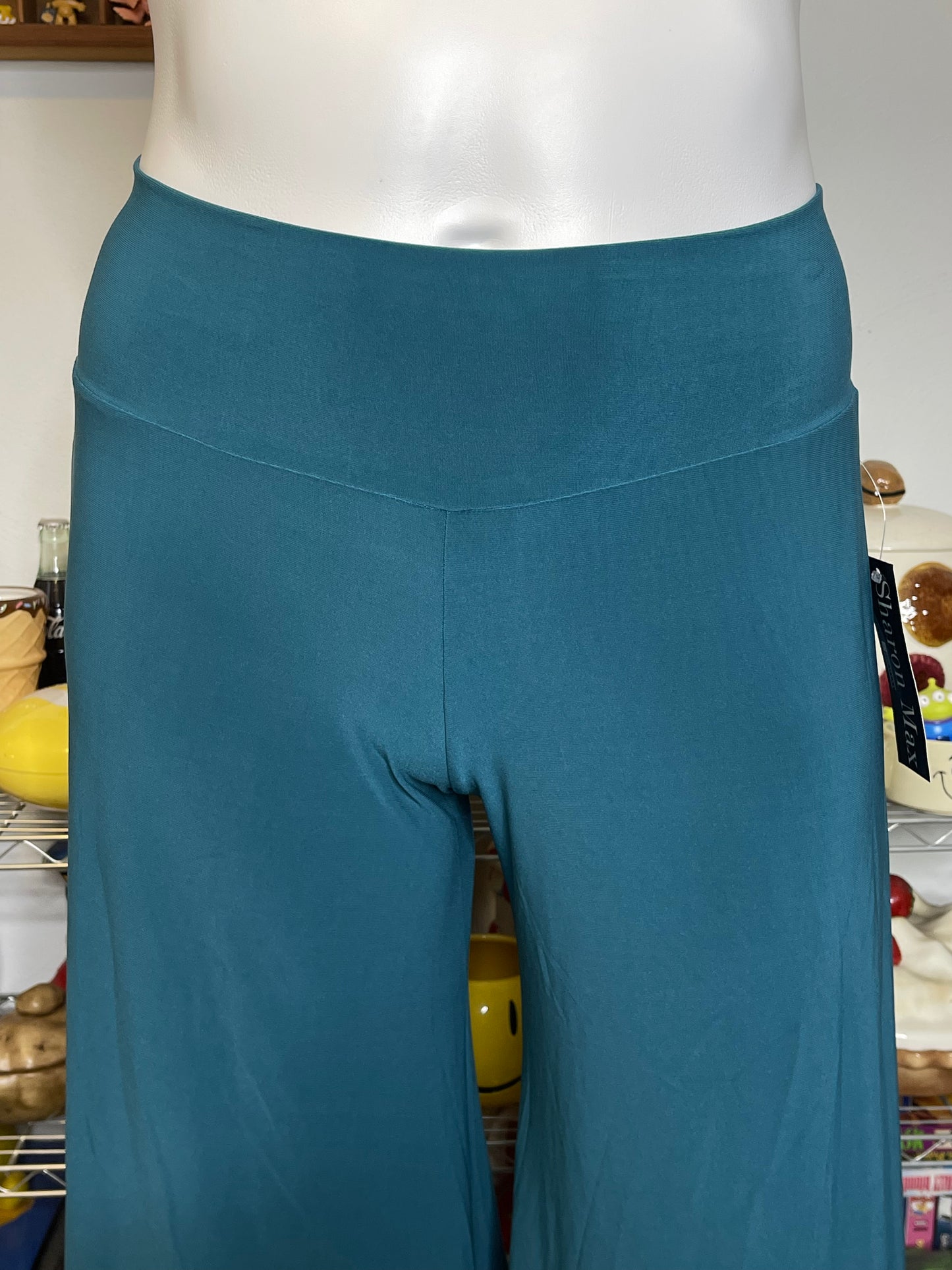2000s Deadstock Teal Blue Gauchos Sz L/XL