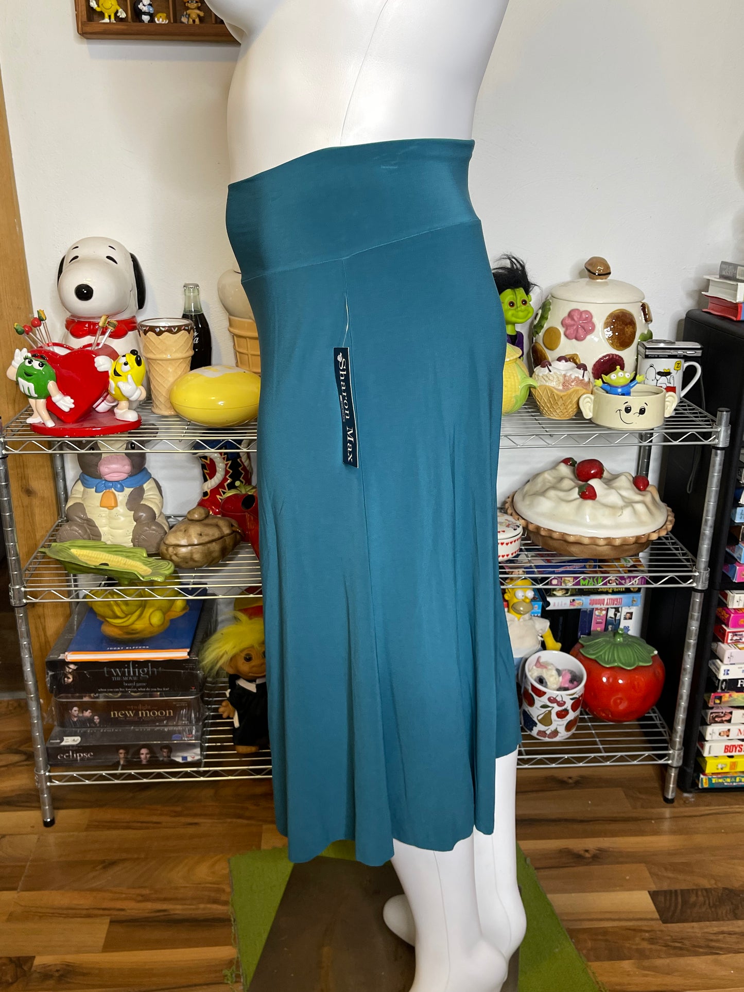 2000s Deadstock Teal Blue Gauchos Sz L/XL