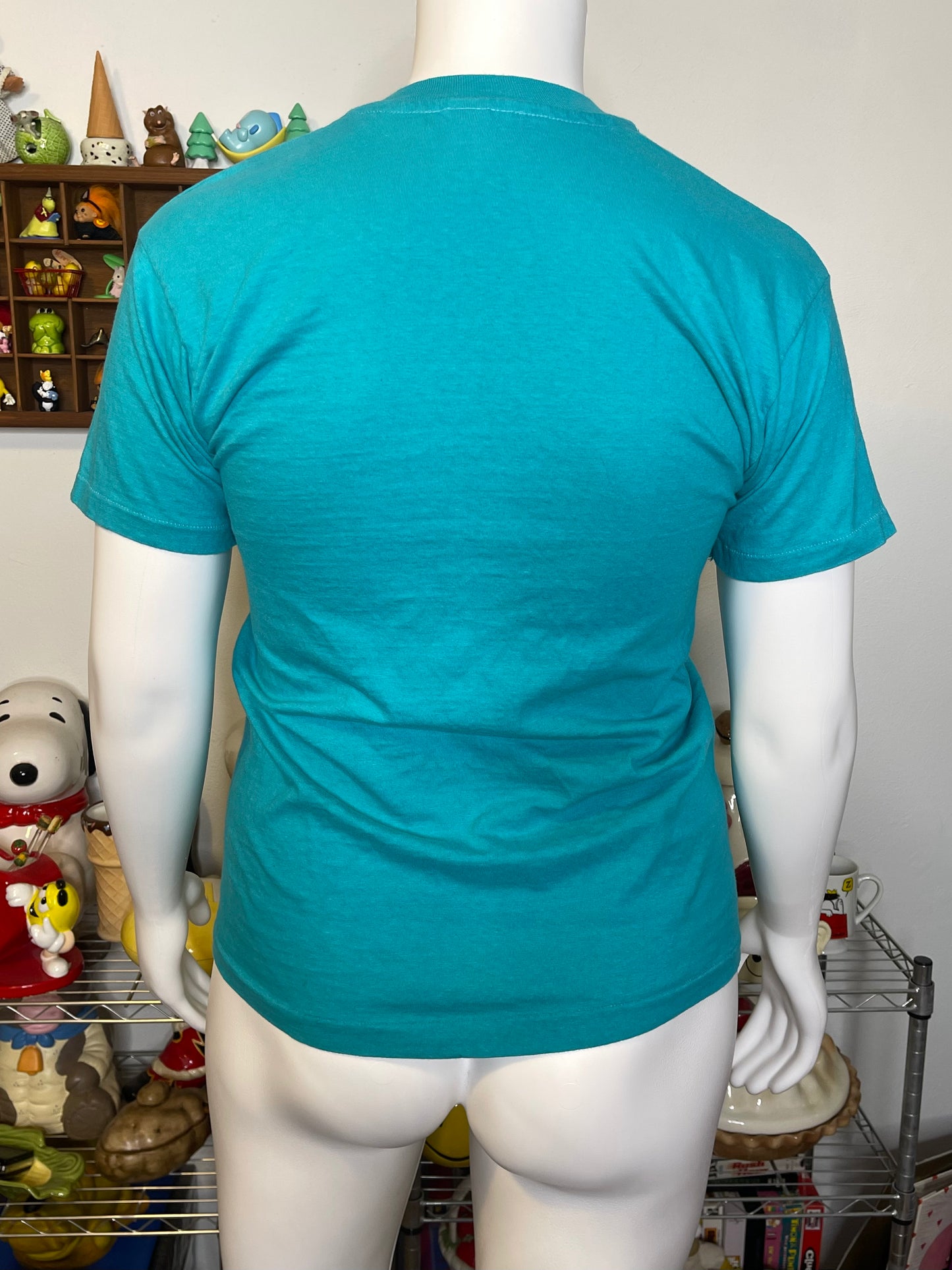 Vintage 80s Devils Head Relaxed Cat Vacation Graphic Tee Sz L