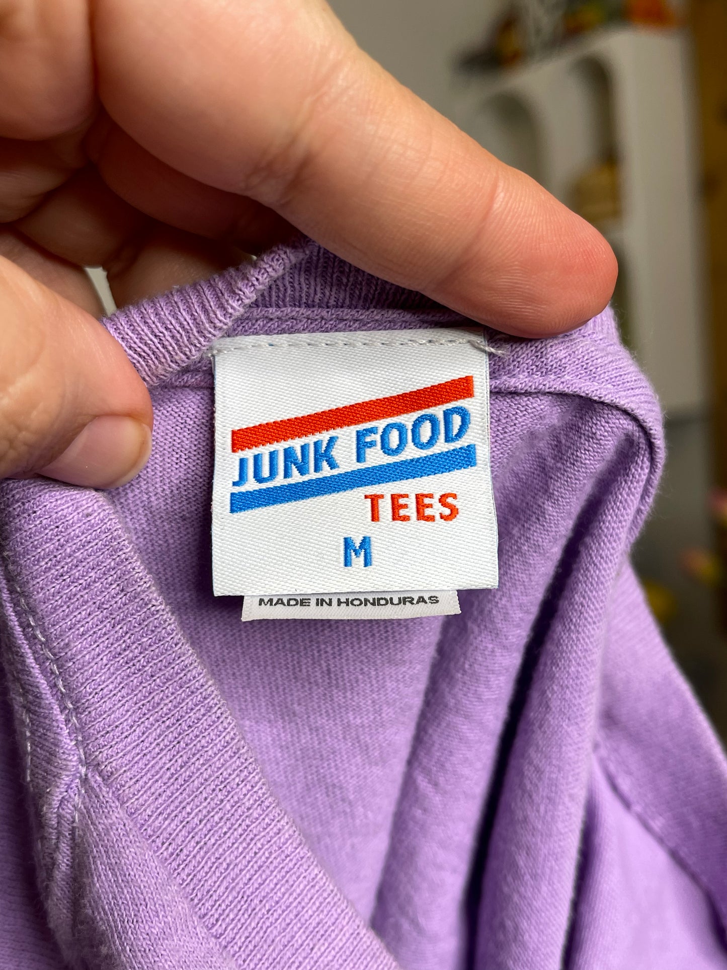 Junk Food Purple Aladdin Oversized Graphic Tee Sz M