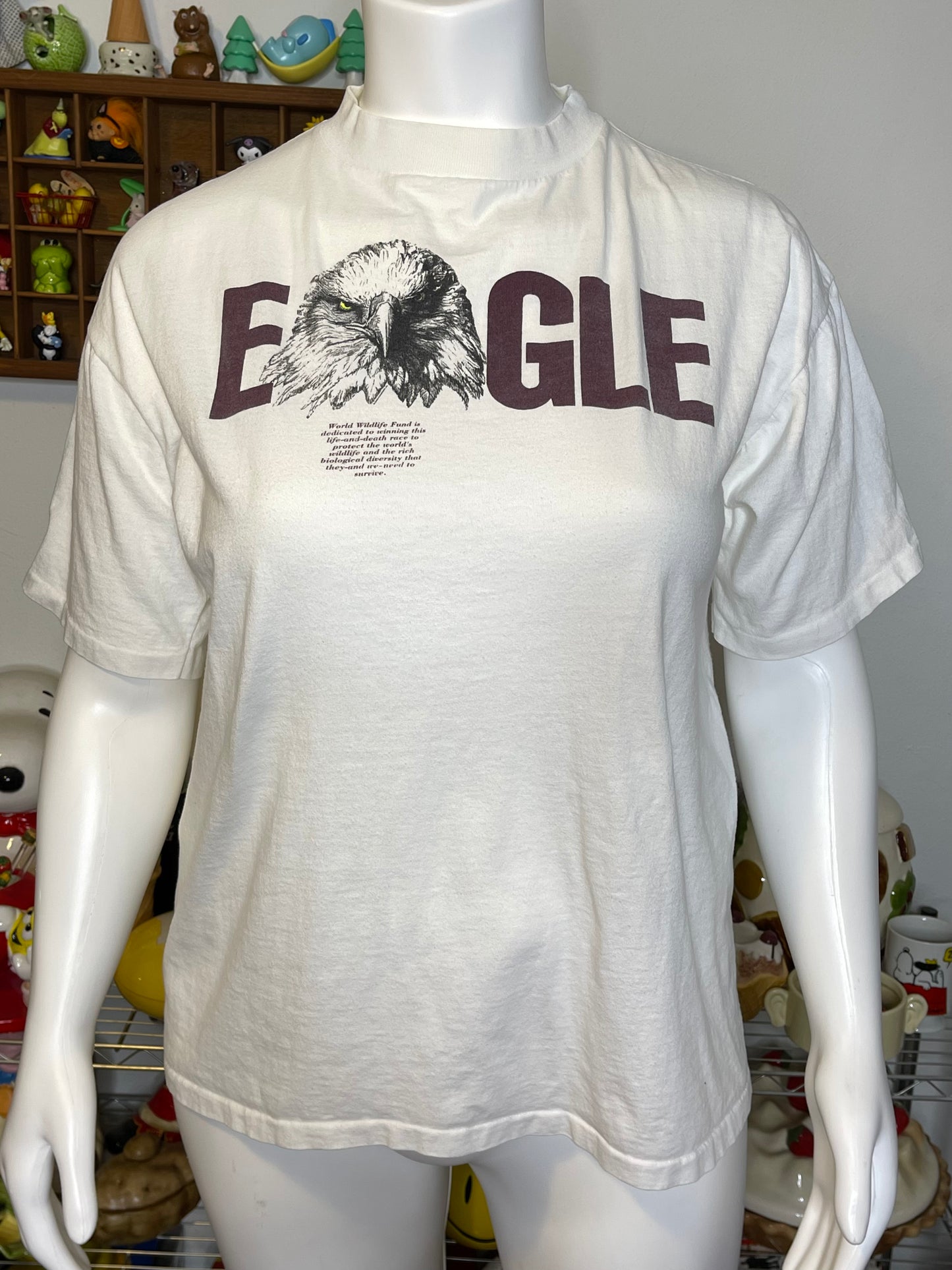 Vintage World Wild Life Eagle Graphic Tee Sz XL