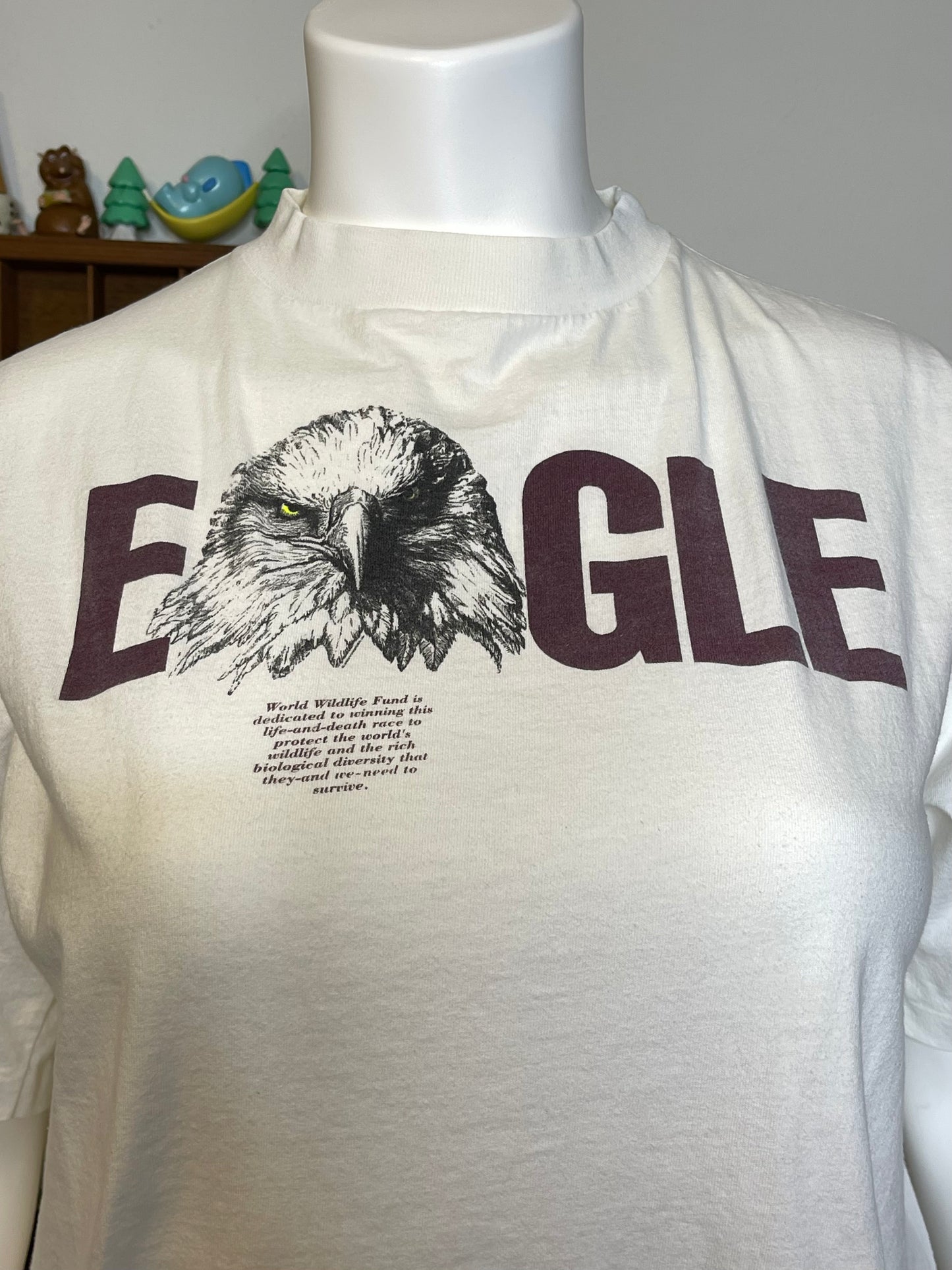 Vintage World Wild Life Eagle Graphic Tee Sz XL