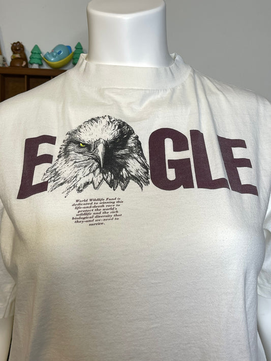 Vintage World Wild Life Eagle Graphic Tee Sz XL