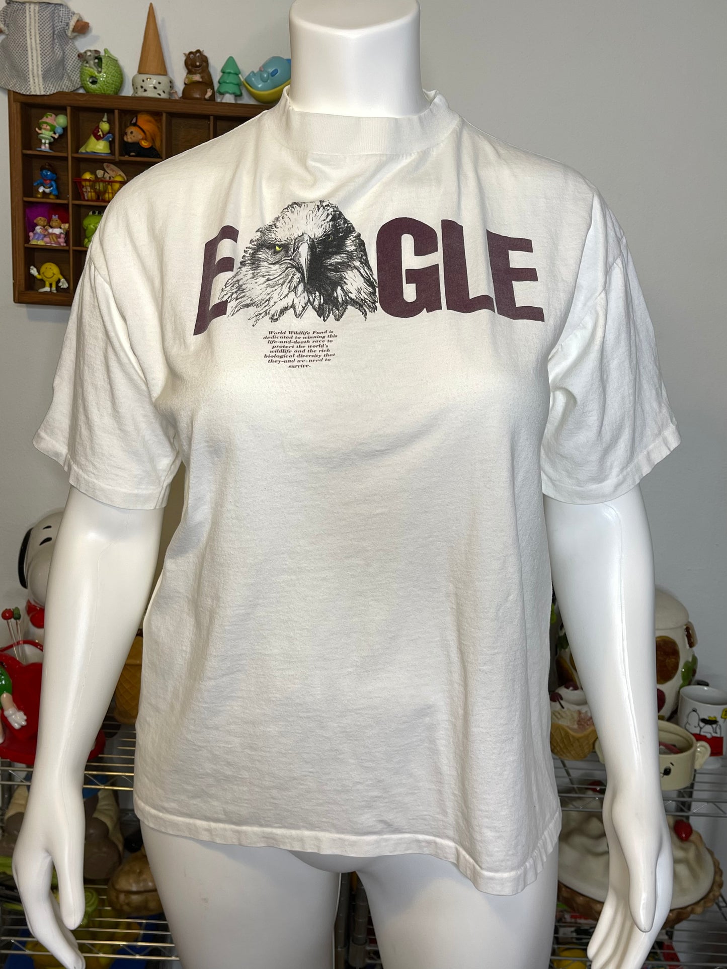 Vintage World Wild Life Eagle Graphic Tee Sz XL