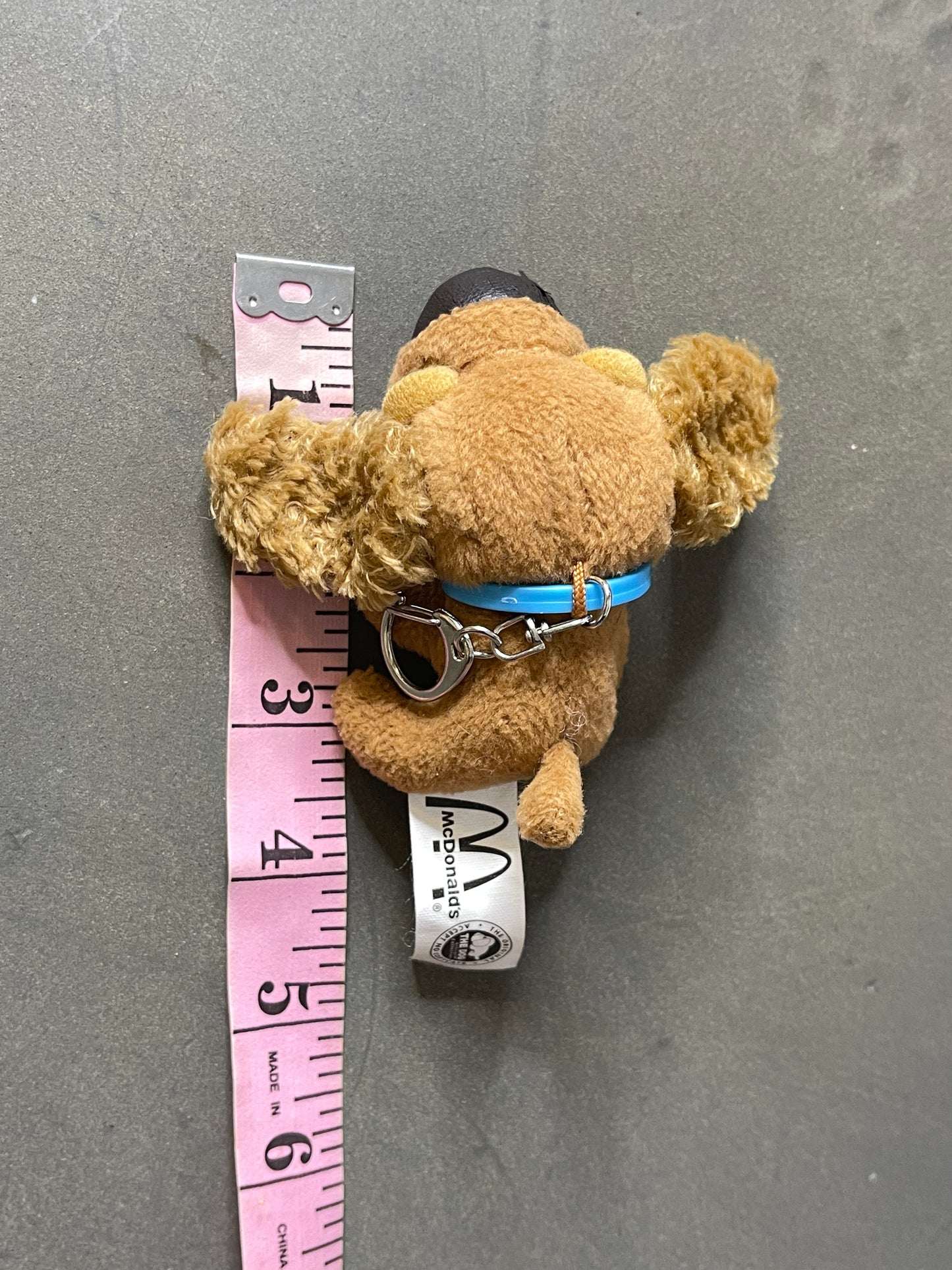 2000s THE DOG Cocker Spaniel Mini Plush Upcycled Keychain