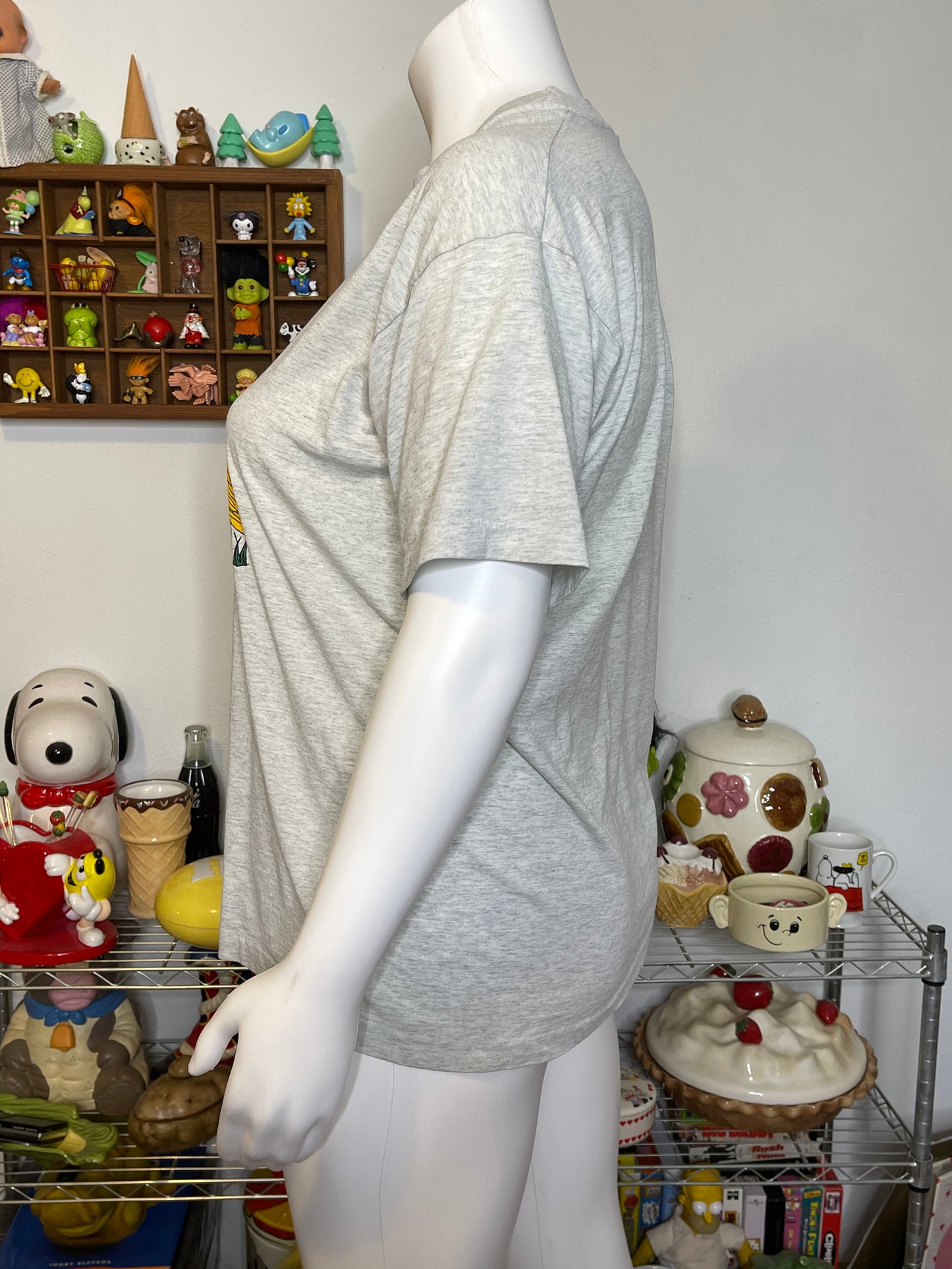 Vintage "Don't Ever Give Up" Frog And Duck Tee Sz XL