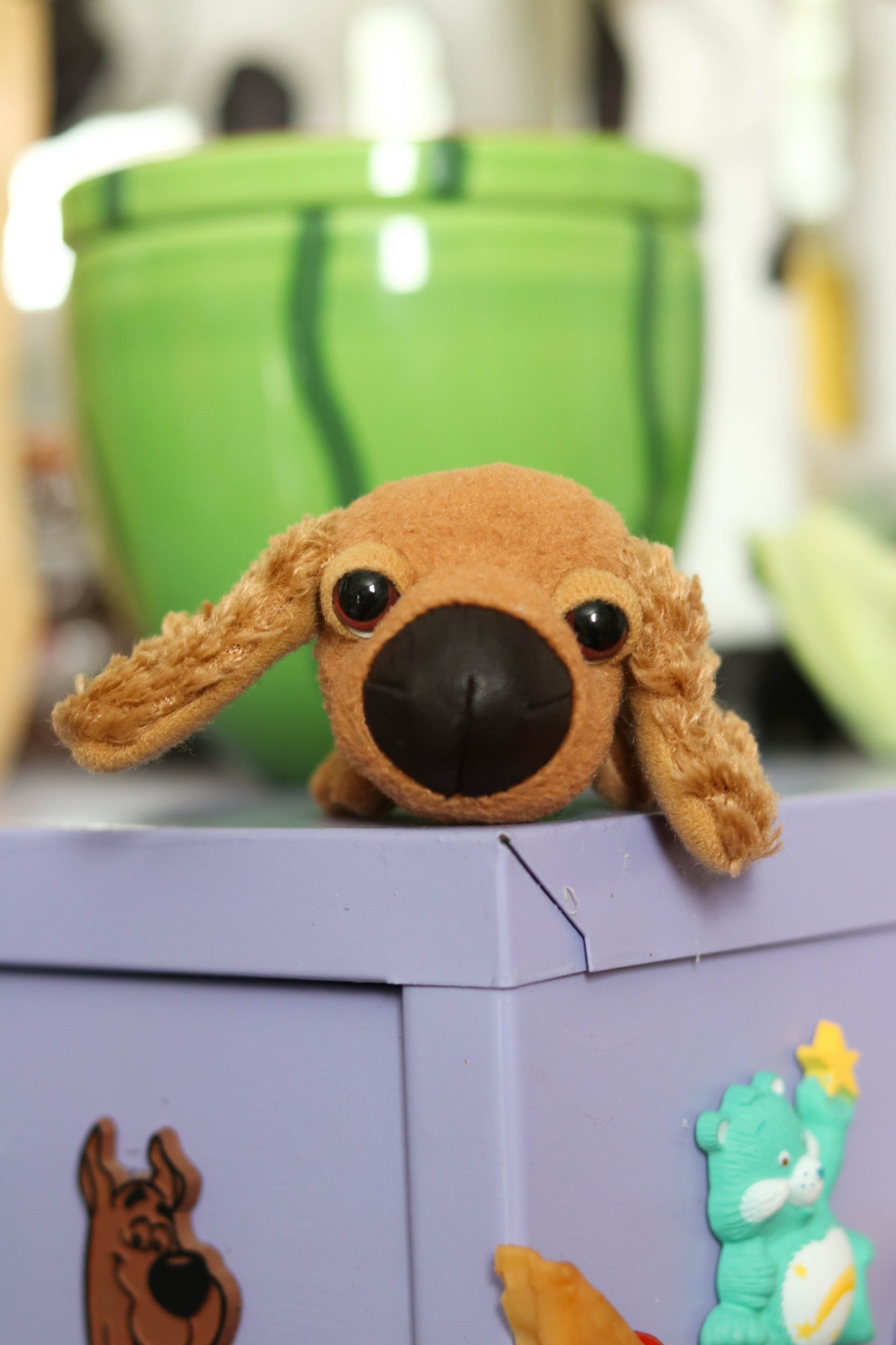 2000s THE DOG Cocker Spaniel Mini Plush Upcycled Keychain