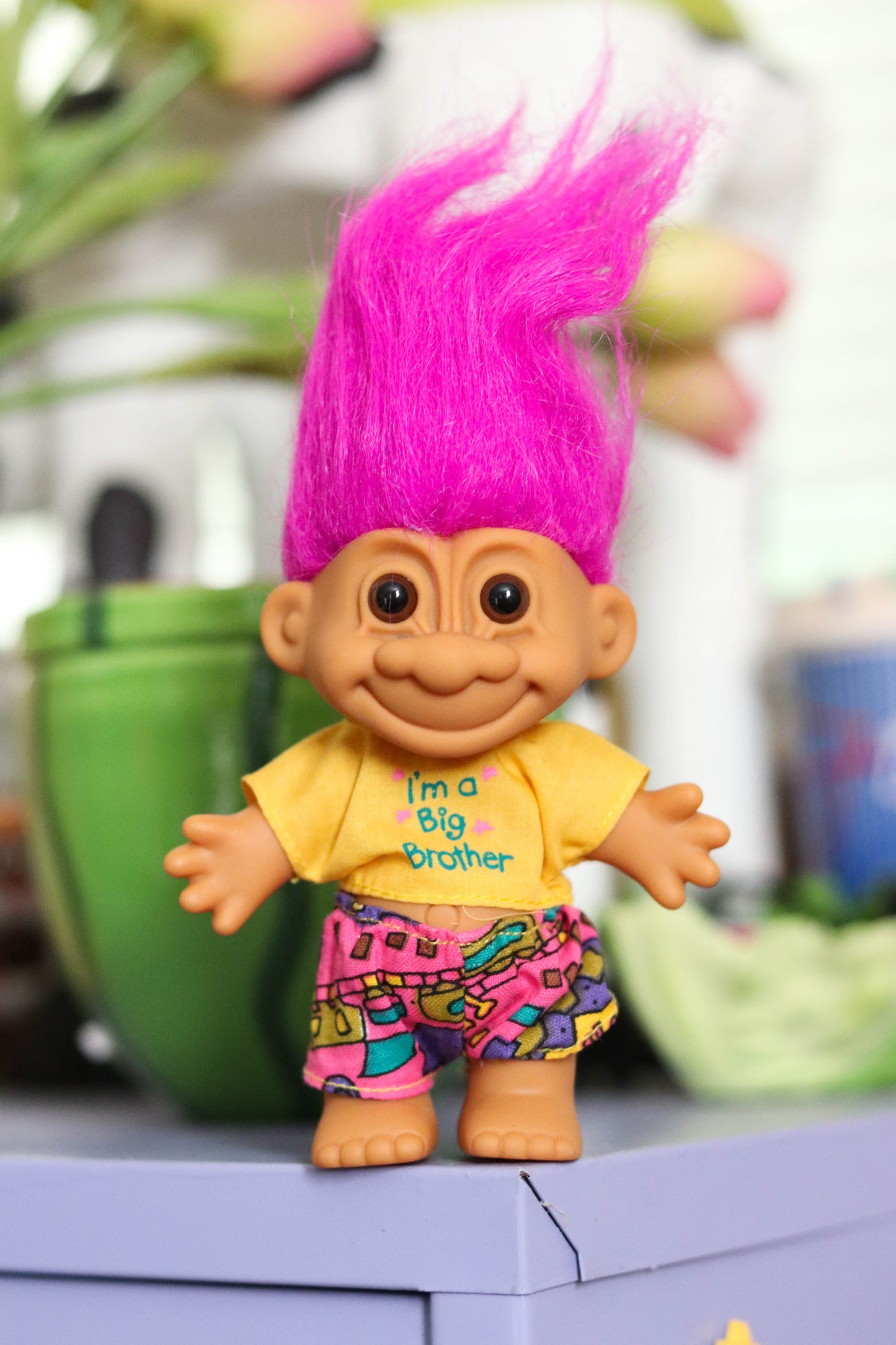 Vintage "I'm a Big Brother" Troll Doll