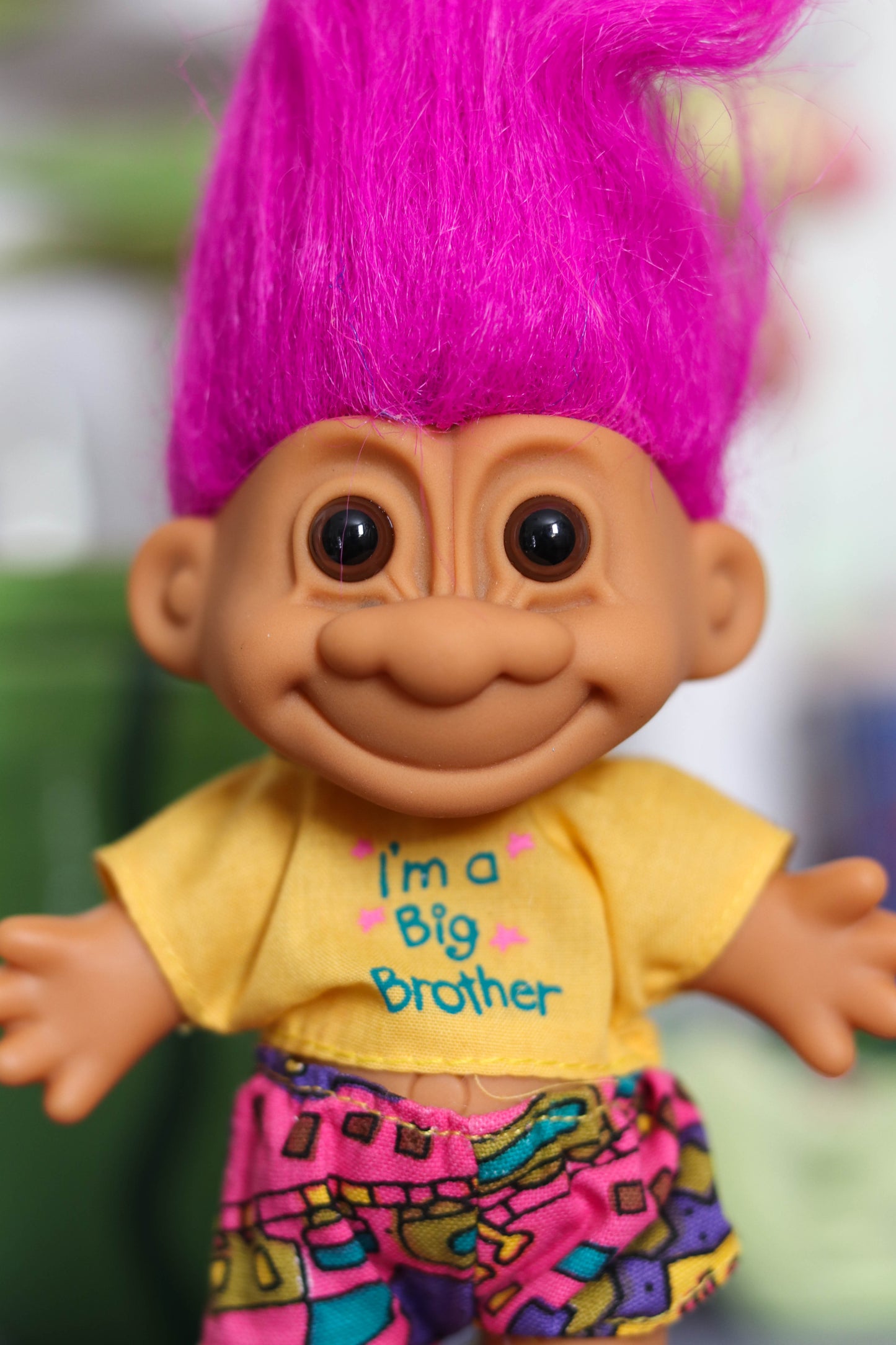 Vintage "I'm a Big Brother" Troll Doll