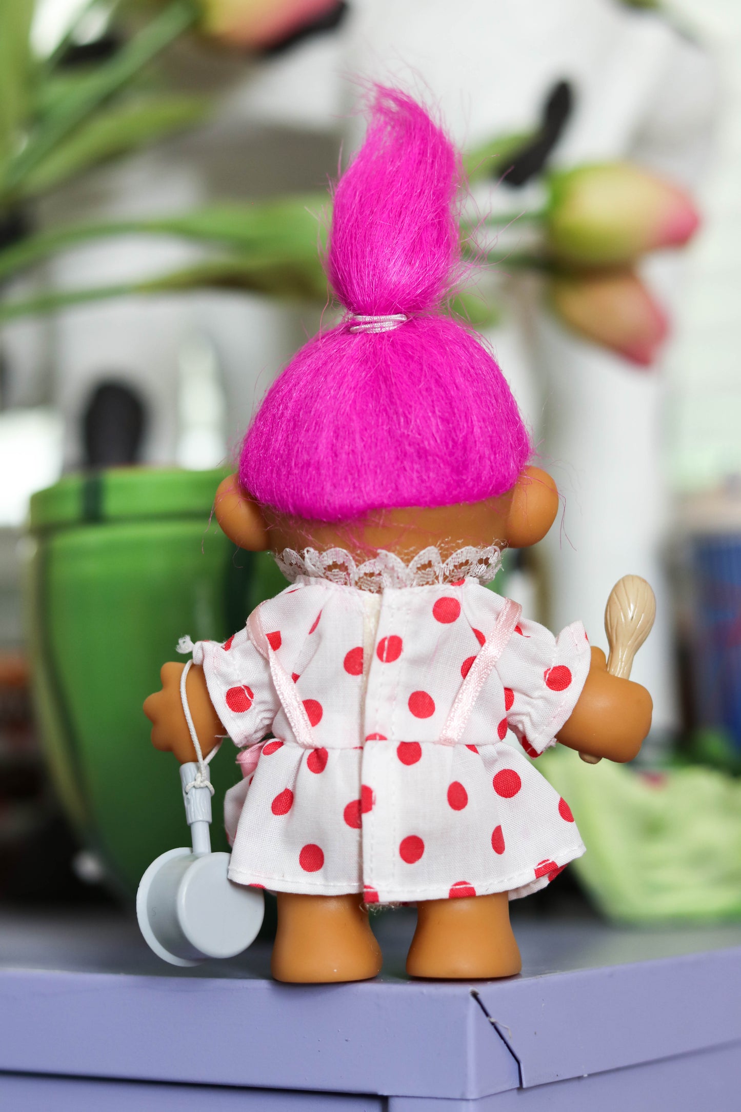 Vintage Short Order Cook Troll Doll