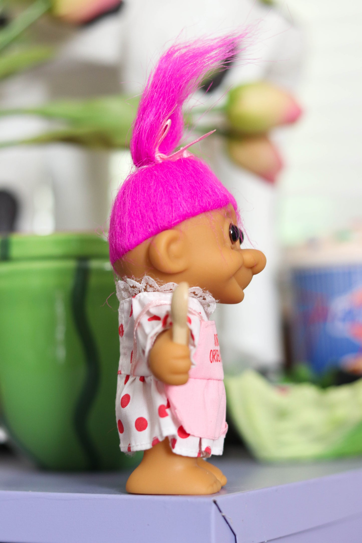 Vintage Short Order Cook Troll Doll
