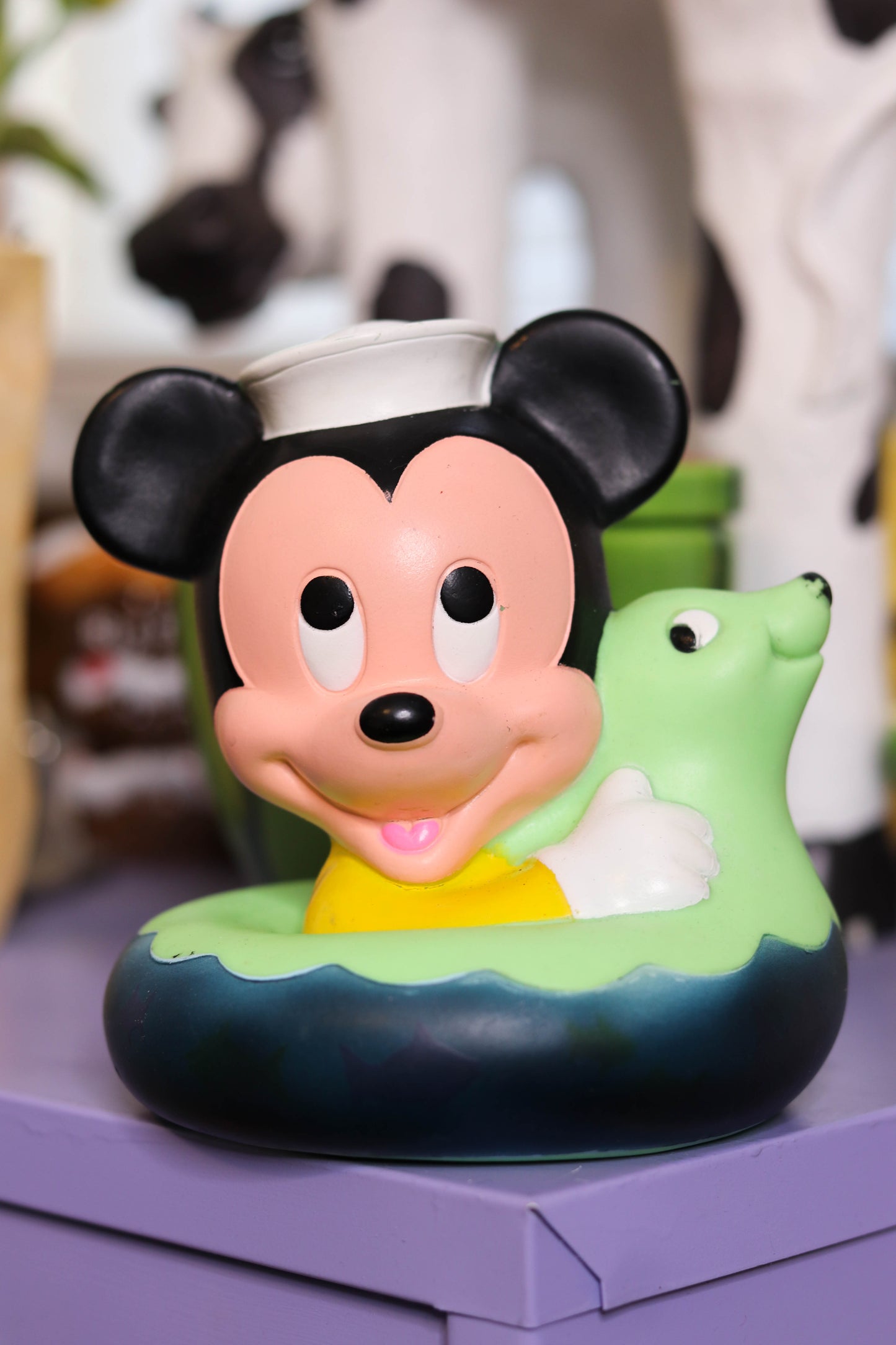 Vintage Baby Mickey Mouse Float Seal Squeaker