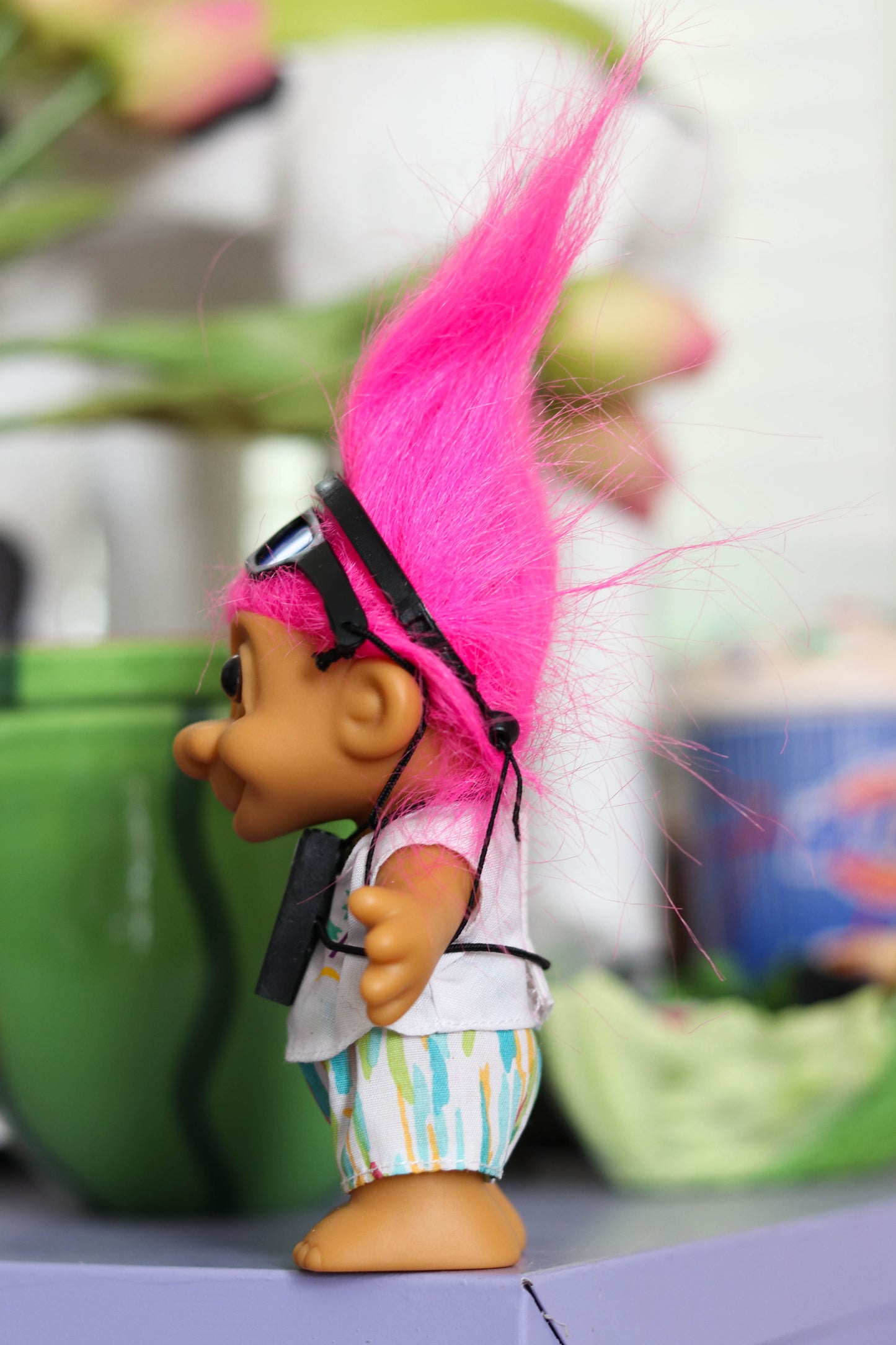 Vintage Summer Walkman Troll Doll