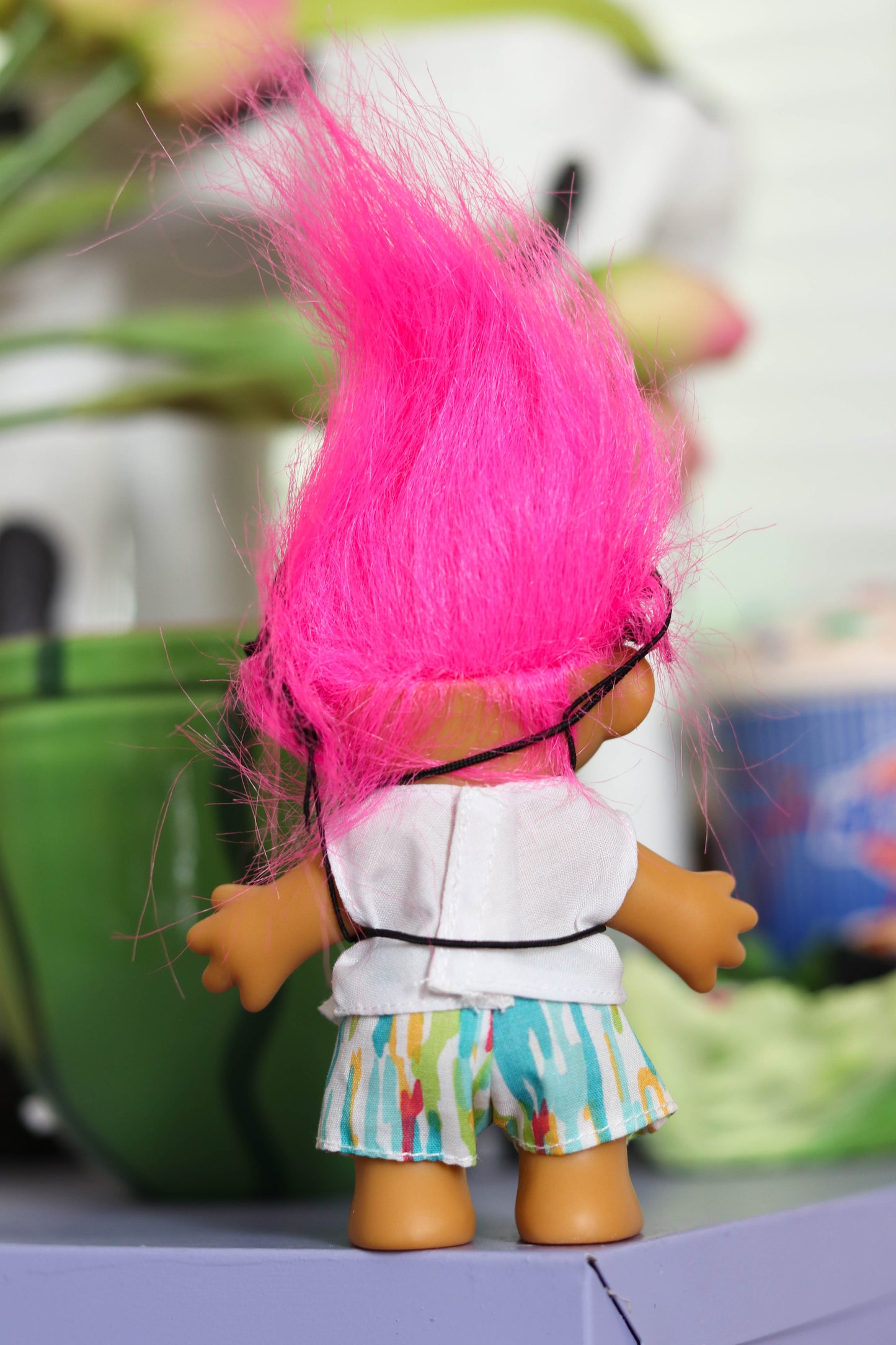 Vintage Summer Walkman Troll Doll