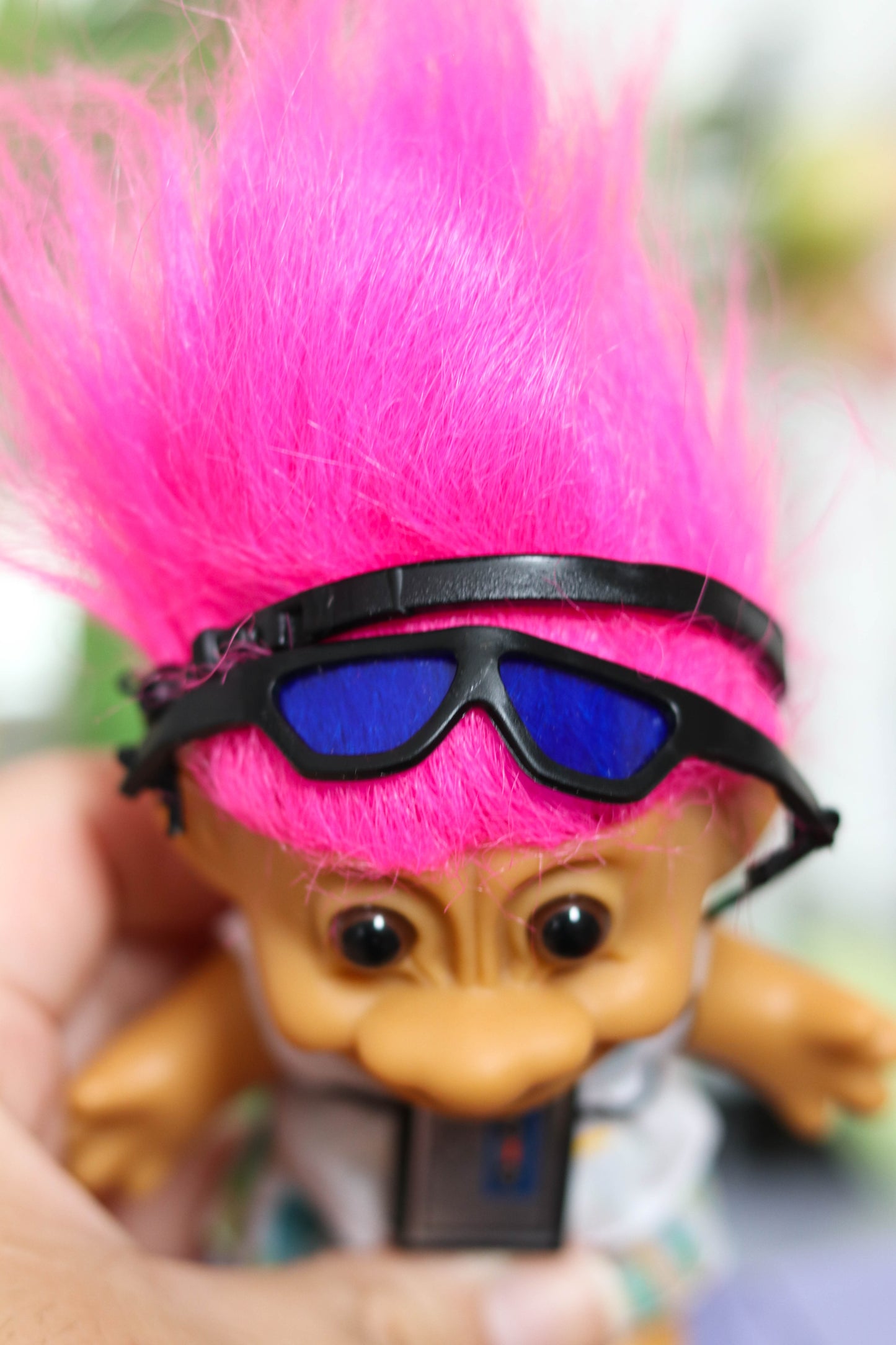 Vintage Summer Walkman Troll Doll