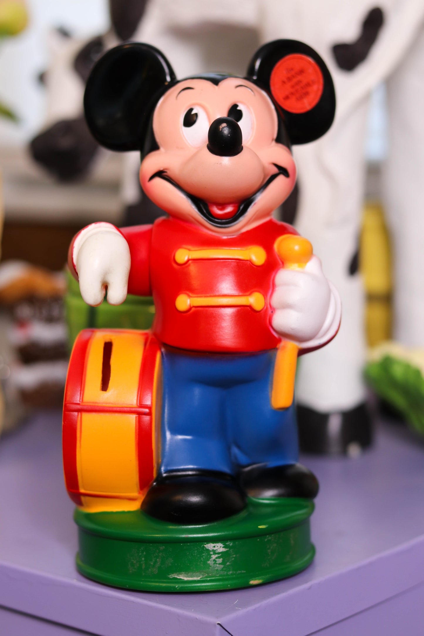 Vintage Mickey Mouse Marching Band Coin Bank