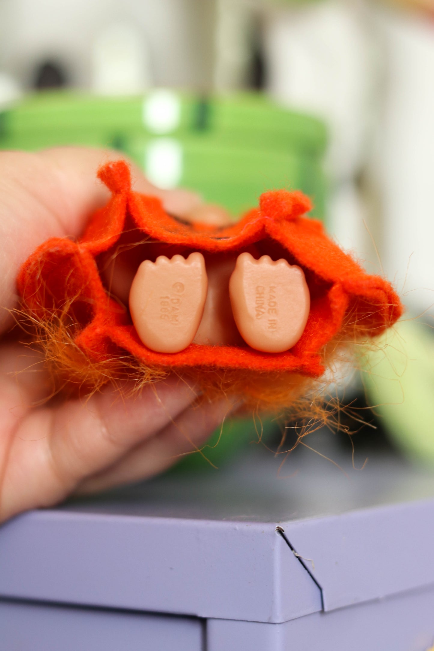 Vintage 80s Dam Pumpkin Troll Doll