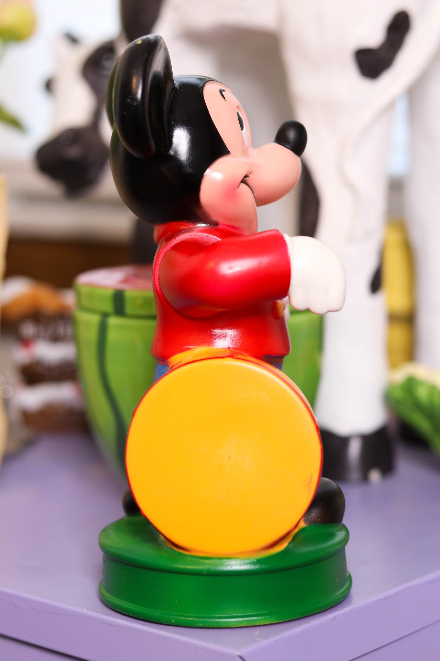 Vintage Mickey Mouse Marching Band Coin Bank