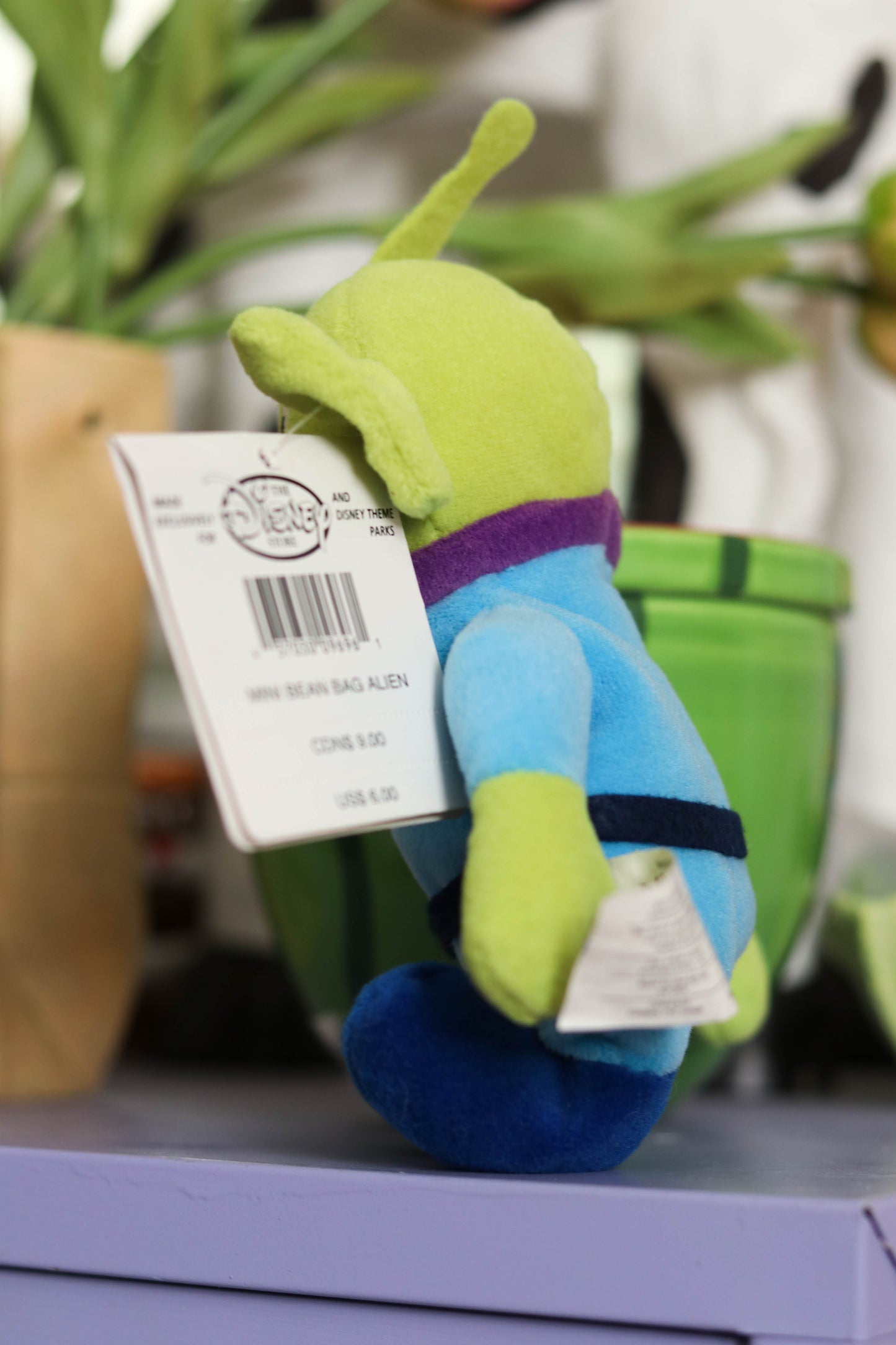 Vintage Deadstock Mini Alien Bean Bag Plush