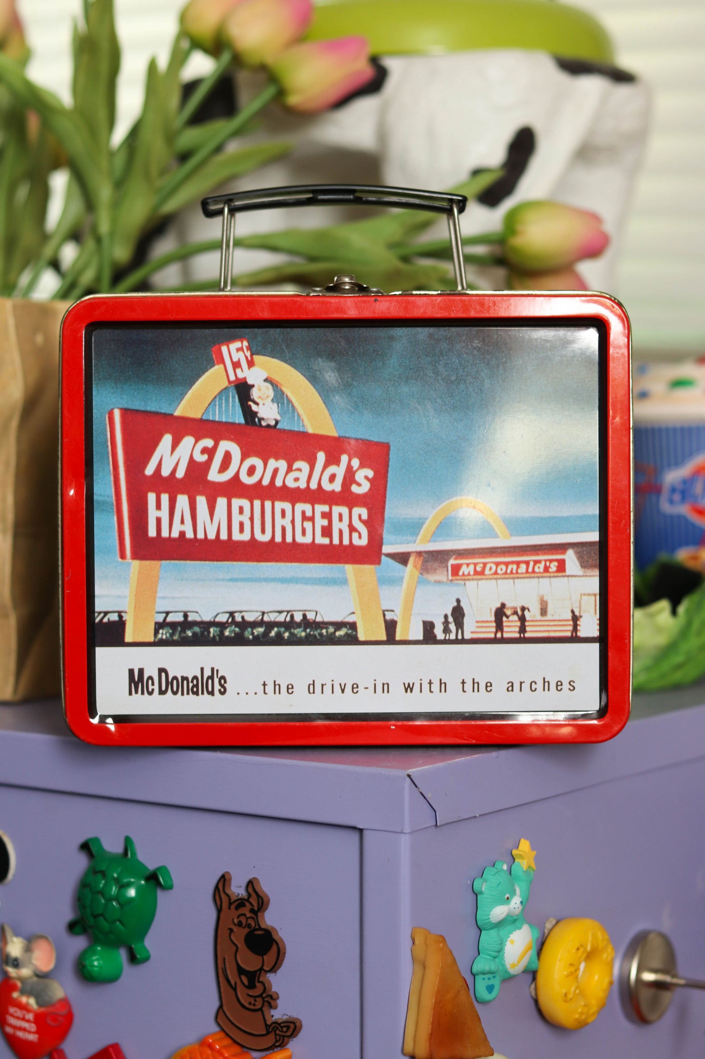 Vintage McDonald's Metal Lunch Box Tin