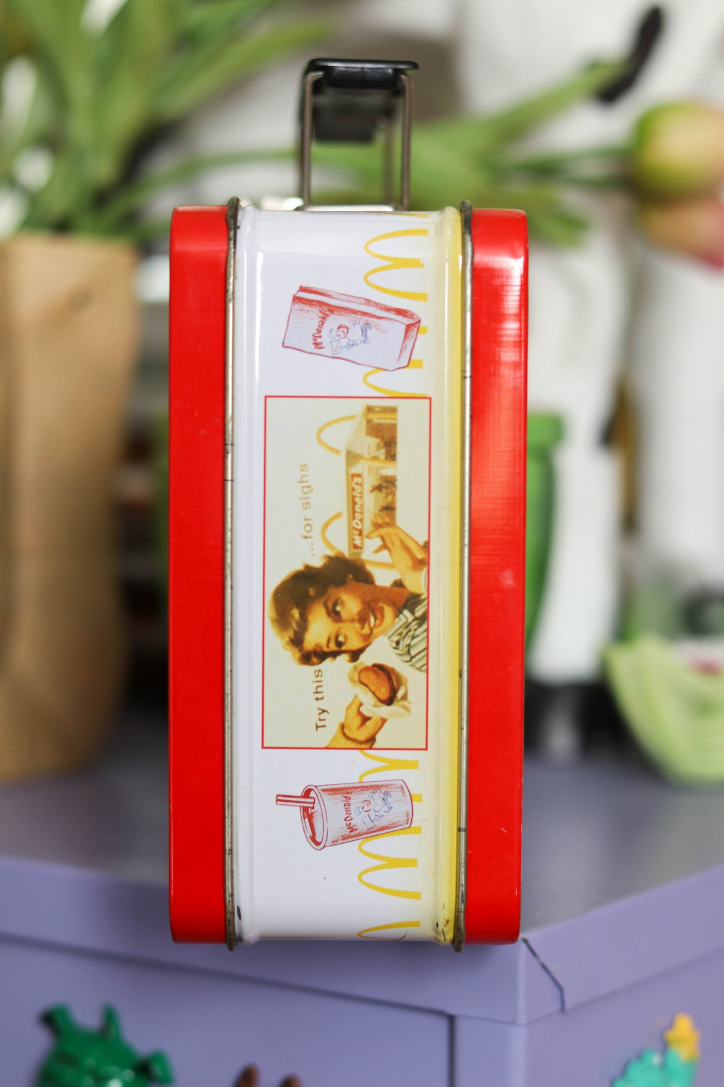 Vintage McDonald's Metal Lunch Box Tin