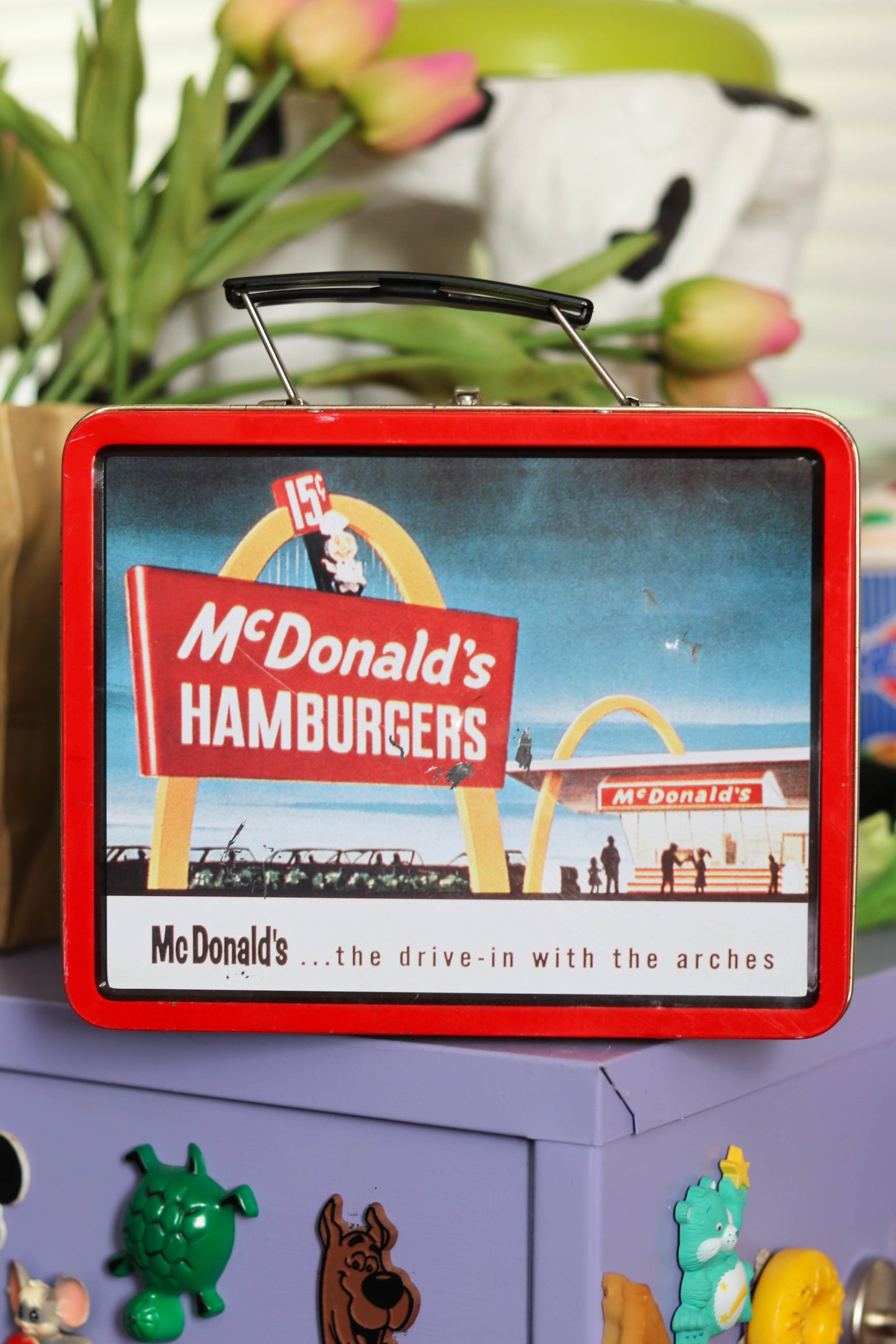 Vintage McDonald's Metal Lunch Box Tin