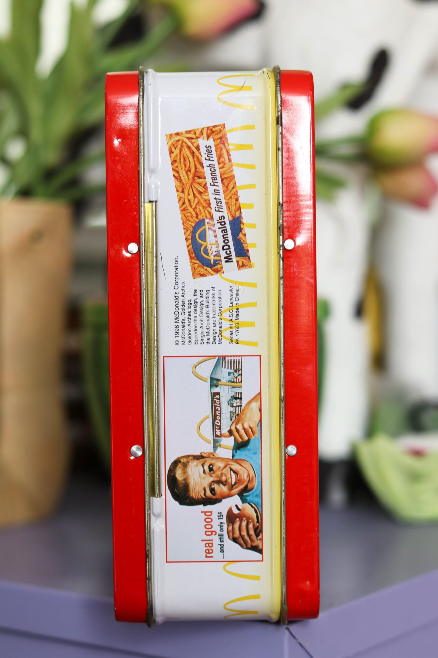 Vintage McDonald's Metal Lunch Box Tin