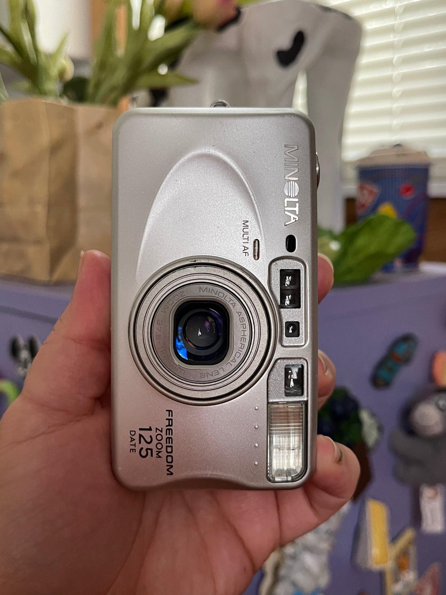 Minolta Freedom Zoom 125 Date 35mm Film Camera