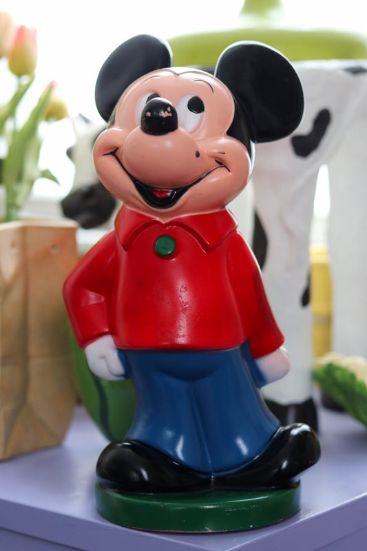 Vintage Mickey Mouse Standing Coin Bank