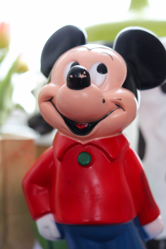 Vintage Mickey Mouse Standing Coin Bank