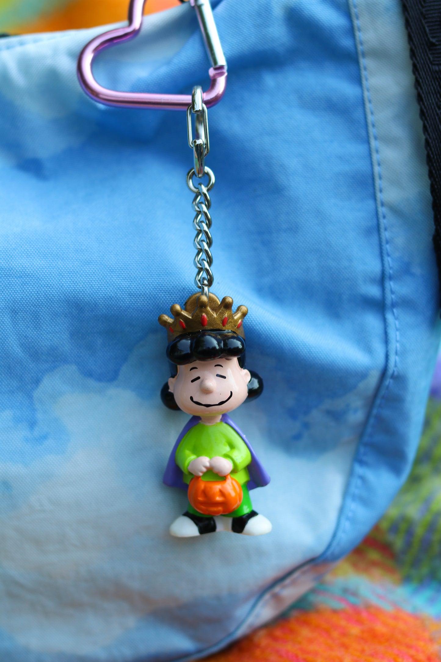 Vintage Halloween Pumpkin Queen Lucy keychain