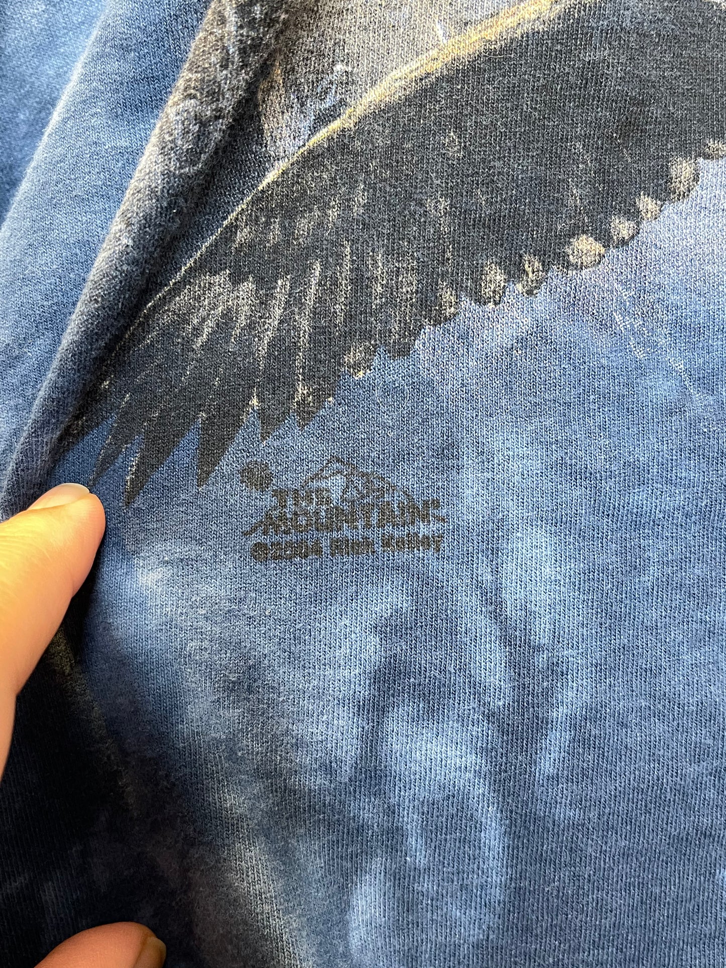 Vintage The Mountain Eagle Tie-Dye Graphic Tee Sz XL