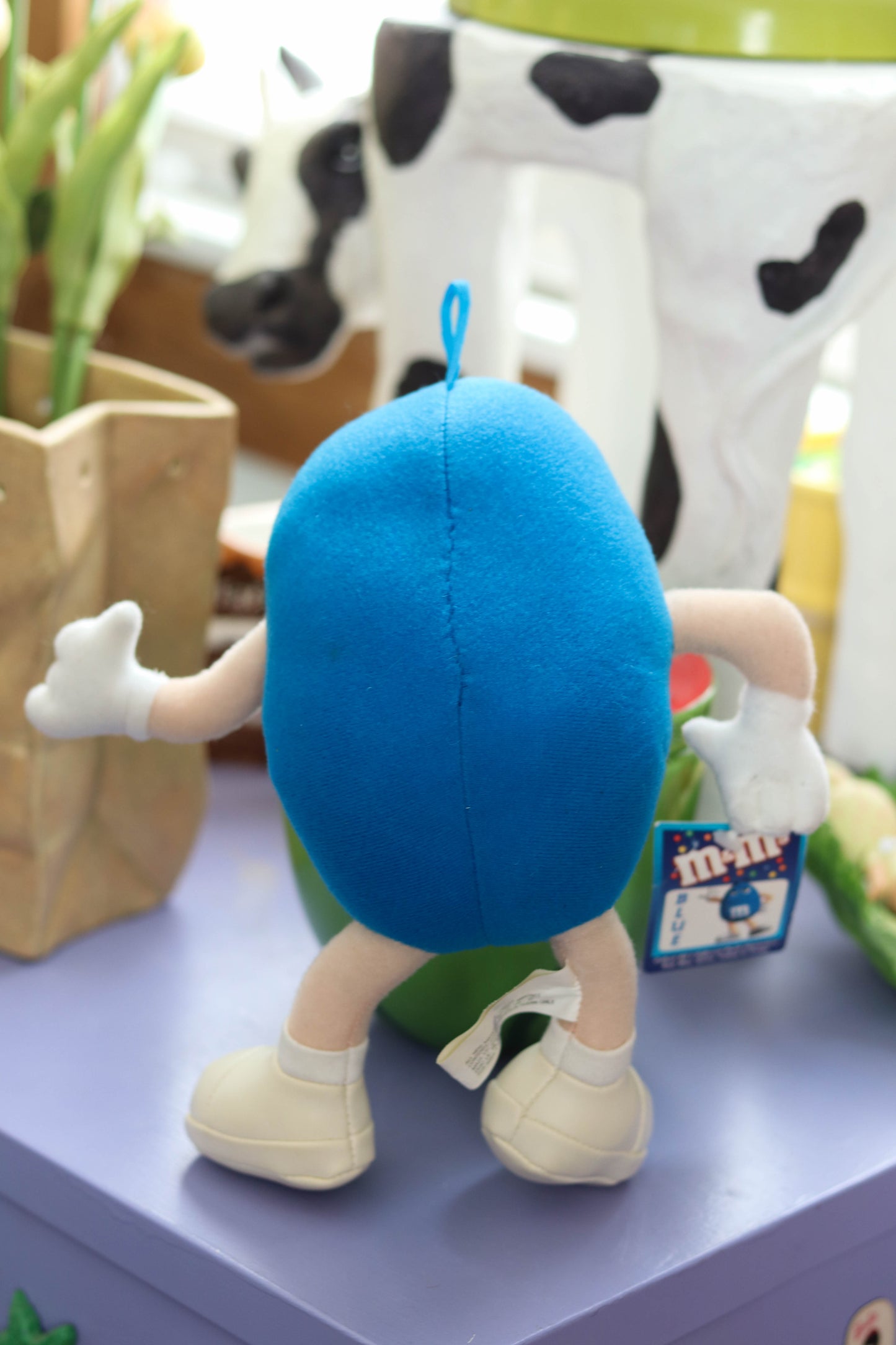 Vintage 2000s Blue Peanut M&M Deadstock Plush