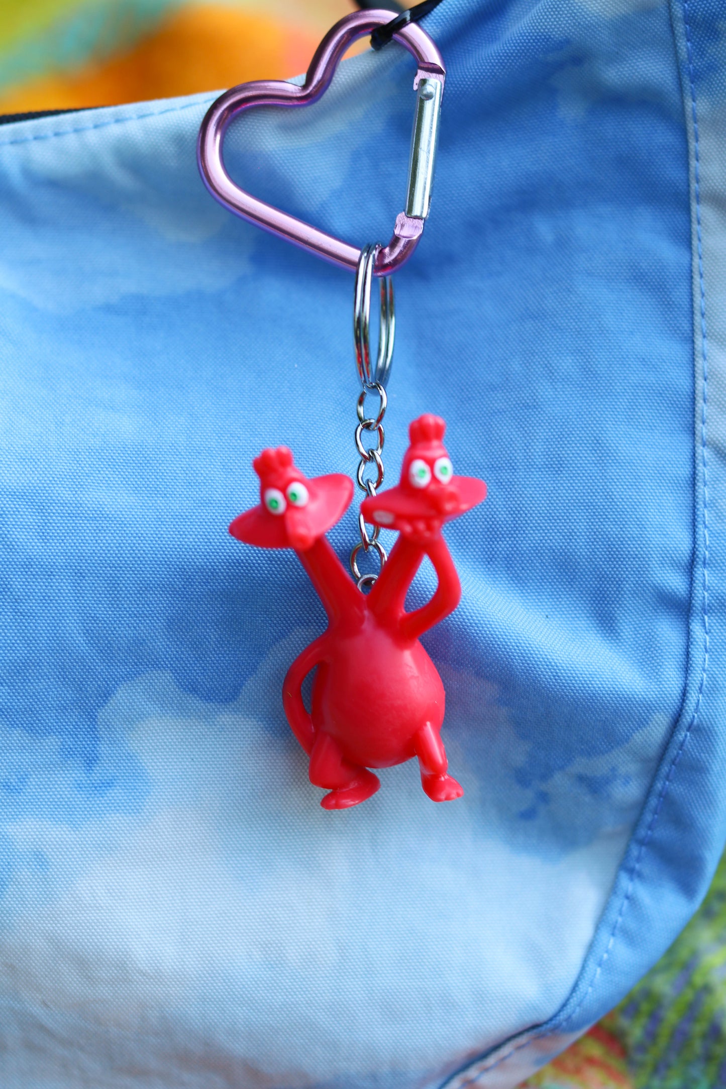 Vintage Upcyled "The Freaks" Toy Keychains