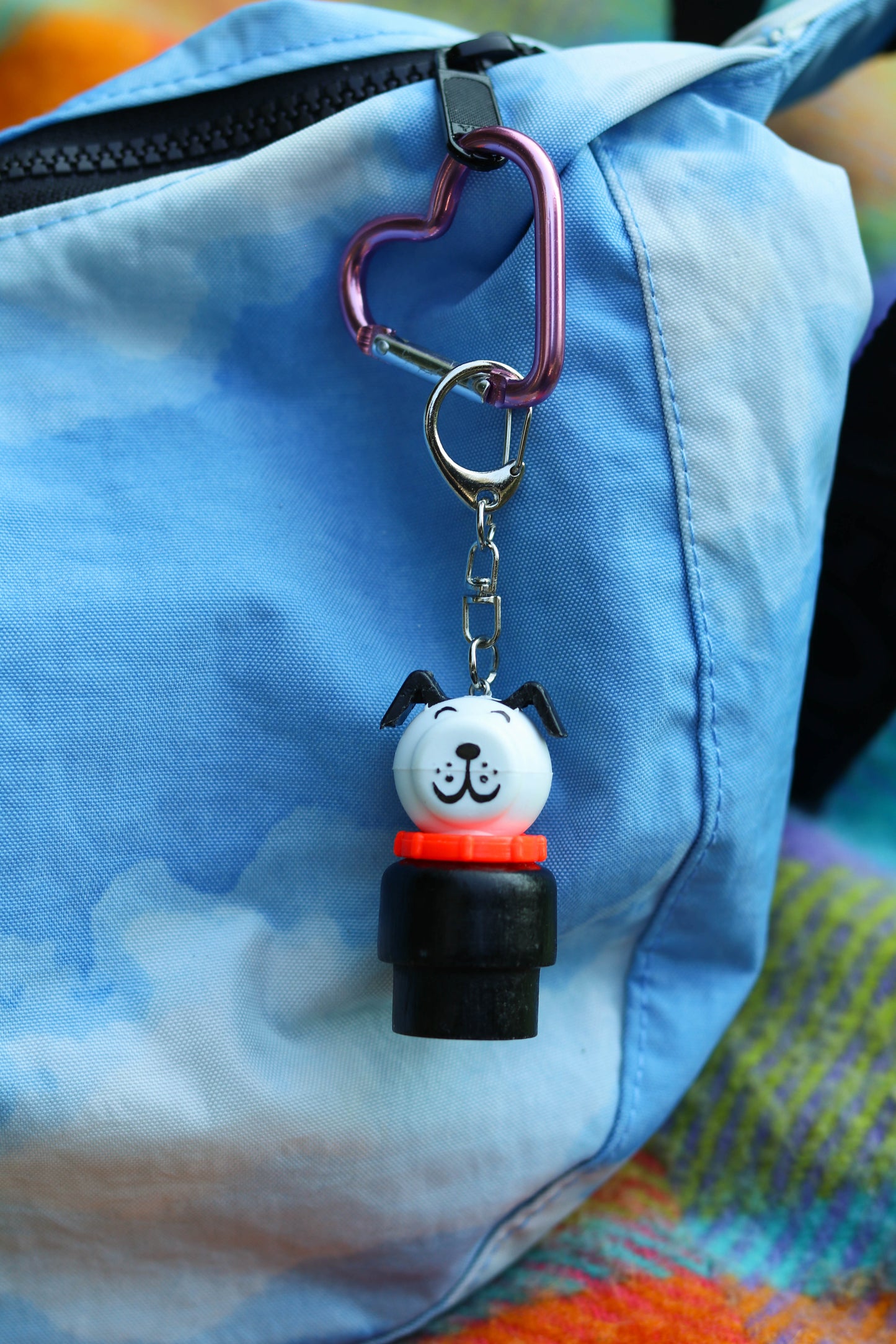 Vintage Upcyled Fisher-Price Little People Keychains