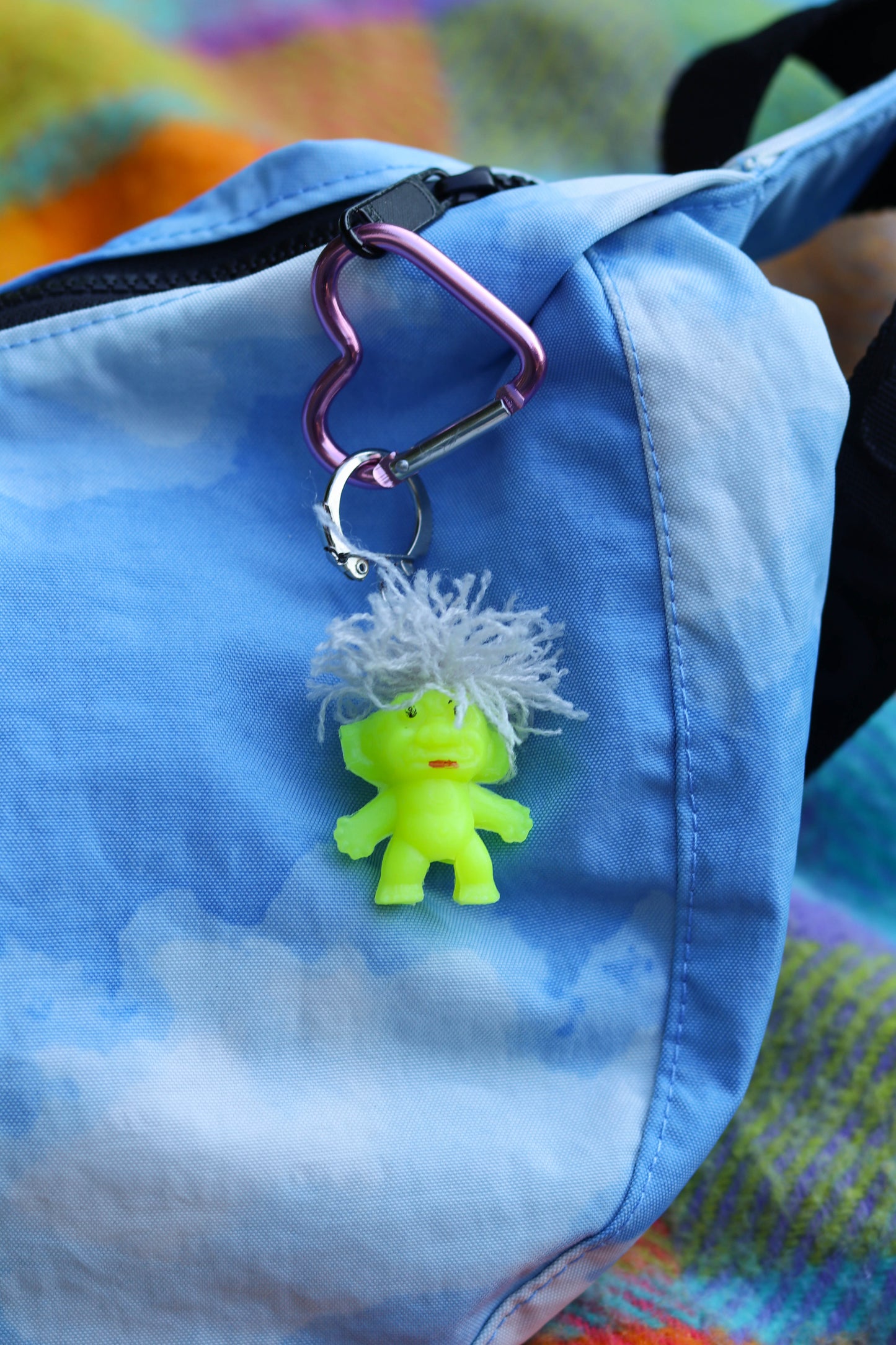 Vintage Vending Machine Mini Troll Keychain