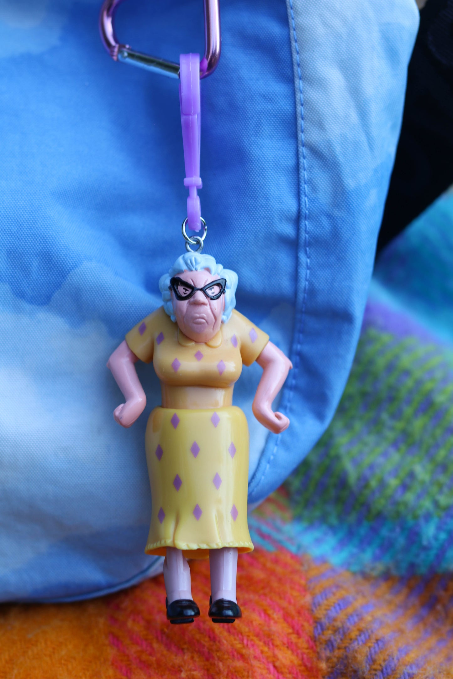 Vintage Upcyled Cartoon Keychains #6