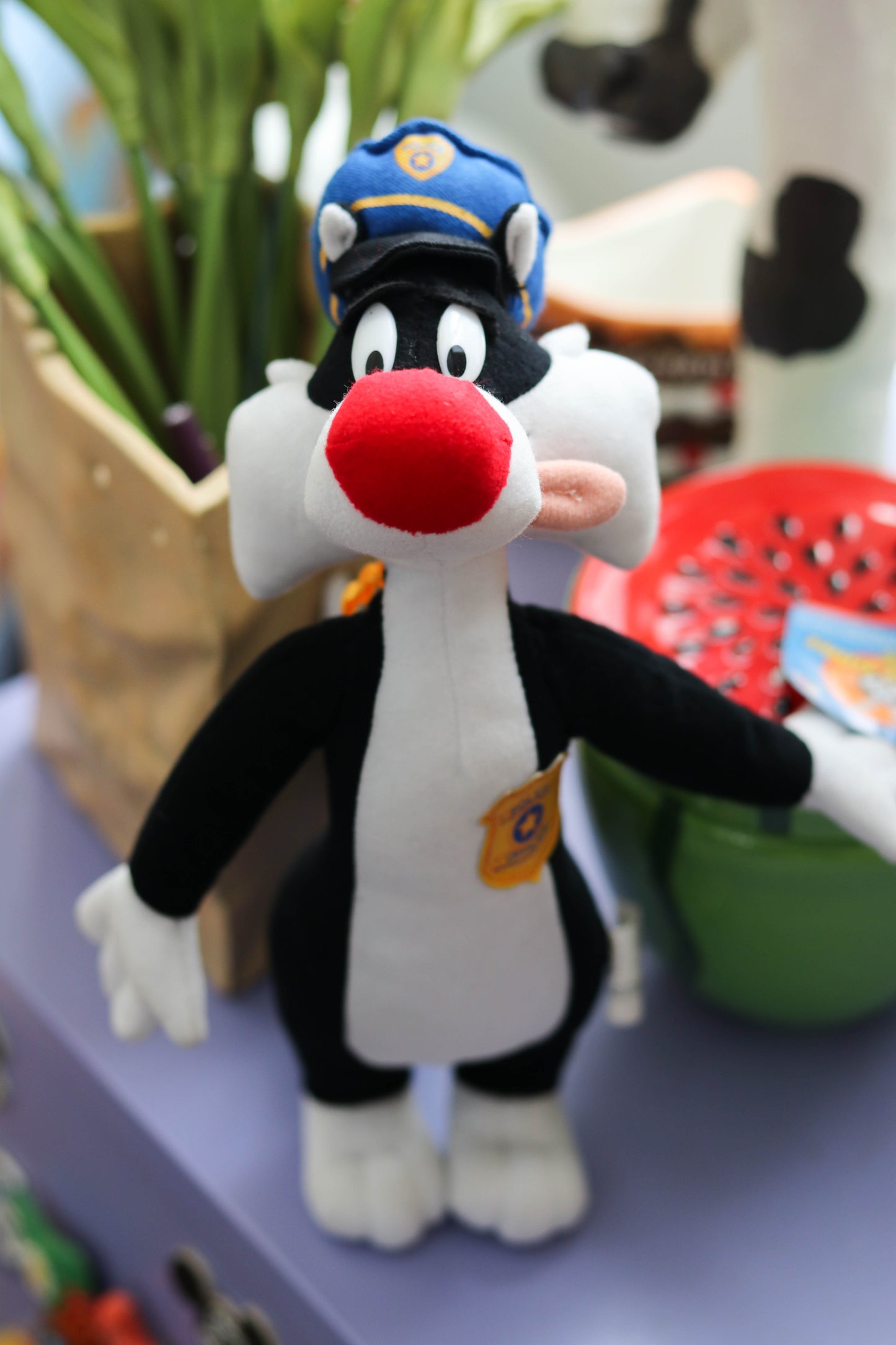 Vintage 2000s Police Officer Sylvester Deadstock Plush