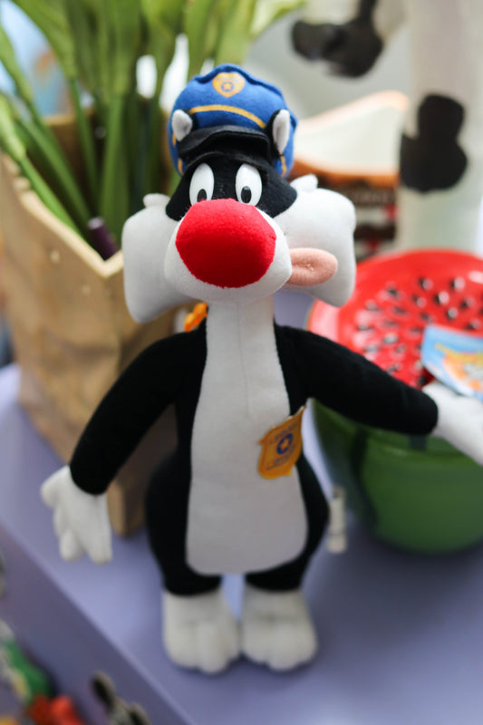 Vintage 2000s Police Officer Sylvester Deadstock Plush